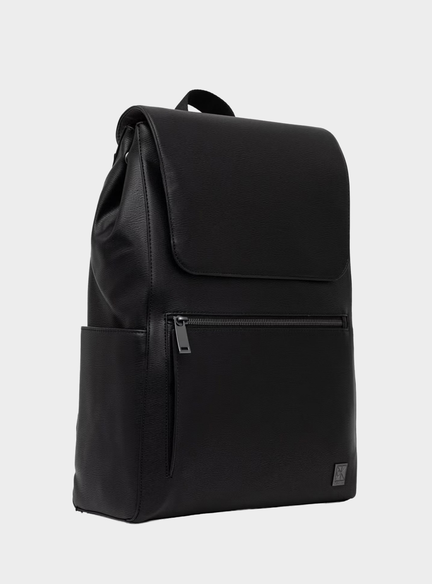 Calvin Klein Flap Backpack - Black