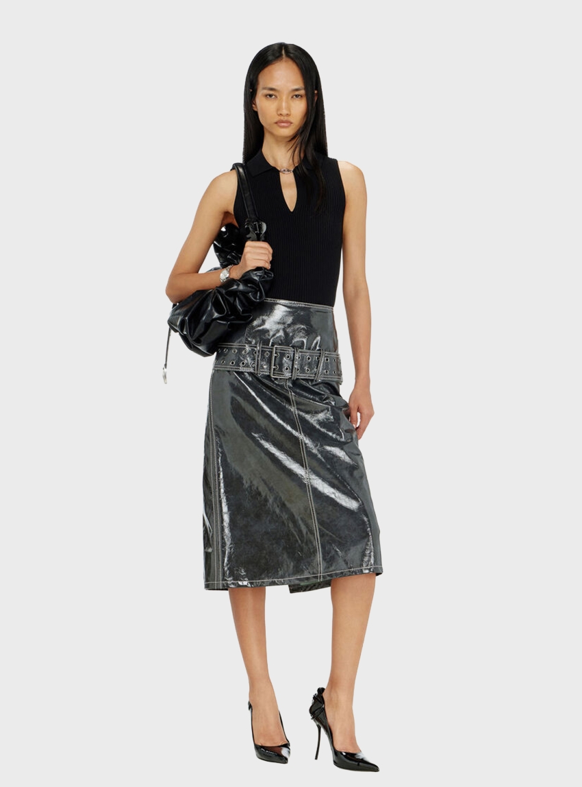 Diesel M-Lilita Tank Top - Black & White