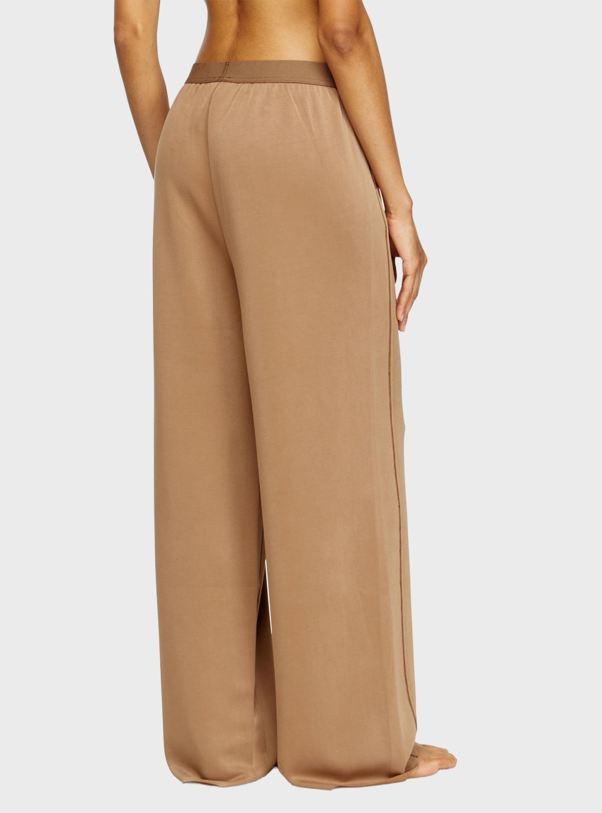 Diesel Alysa-Utlt Track Pants In Light Stretch Scuba - Brown