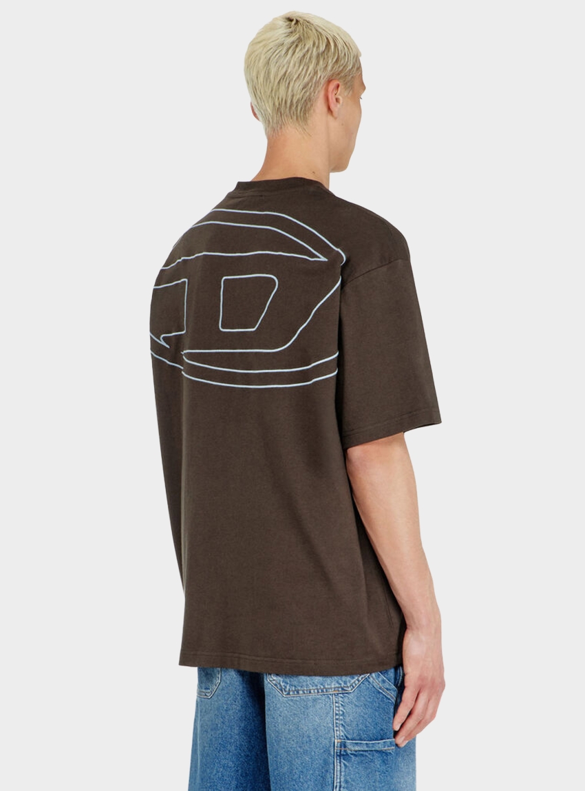 Diesel T-Boggy-Megoval-D T-Shirt - Brown
