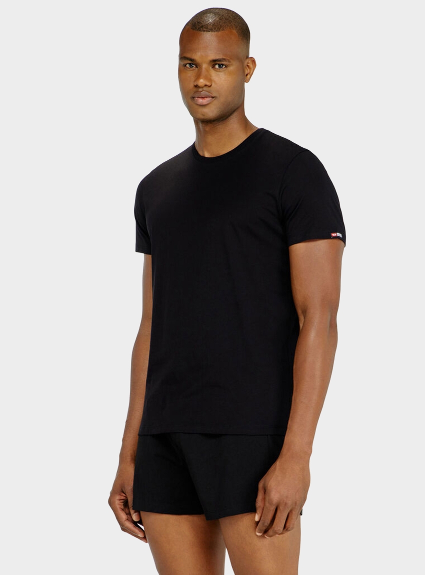 Diesel Randal-D-Core Set Of 3 Cotton T-Shirts - Black