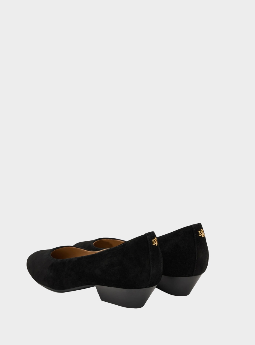 LAUREN Ralph Lauren Weslee Suede Ballet Flat - Black