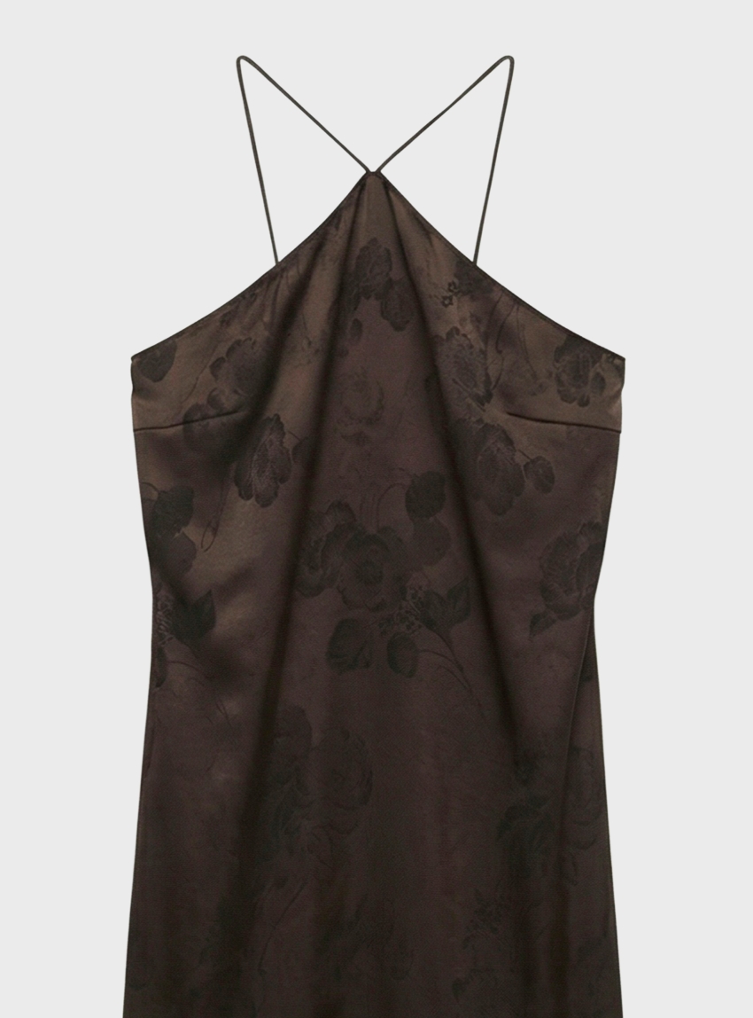 Vero Moda Tathiana Short Fringe Dress - Brown