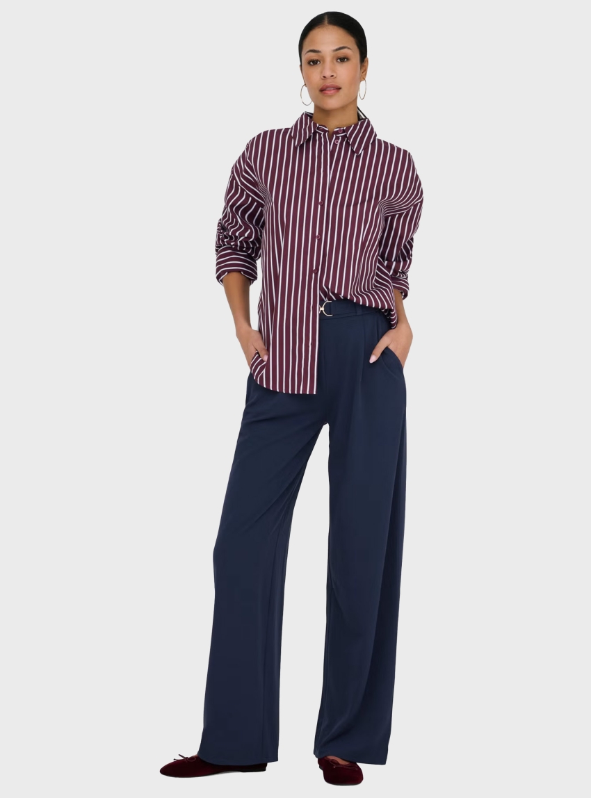 Jdy Serena Loose Fit Shirt - Bordeaux