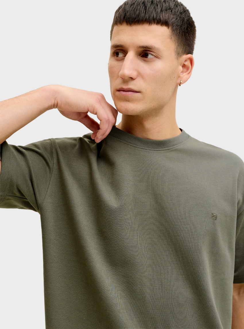 Jack & Jones Premium Ethan Logo Tee - Olive 