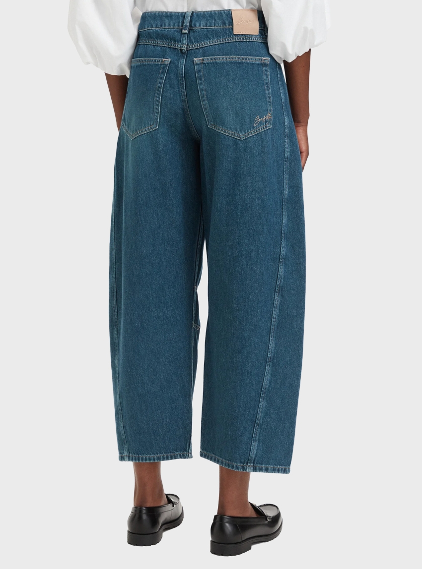 BOSS High-Rise Jeans In Relaxed Fit  C_DIANA HR C - Dark Aged Denim