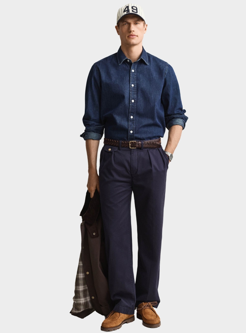 Gant Denim Shirt - Dark Aged Denim