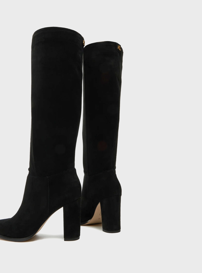 LAUREN Ralph Lauren Artizan Leather Boots - Black