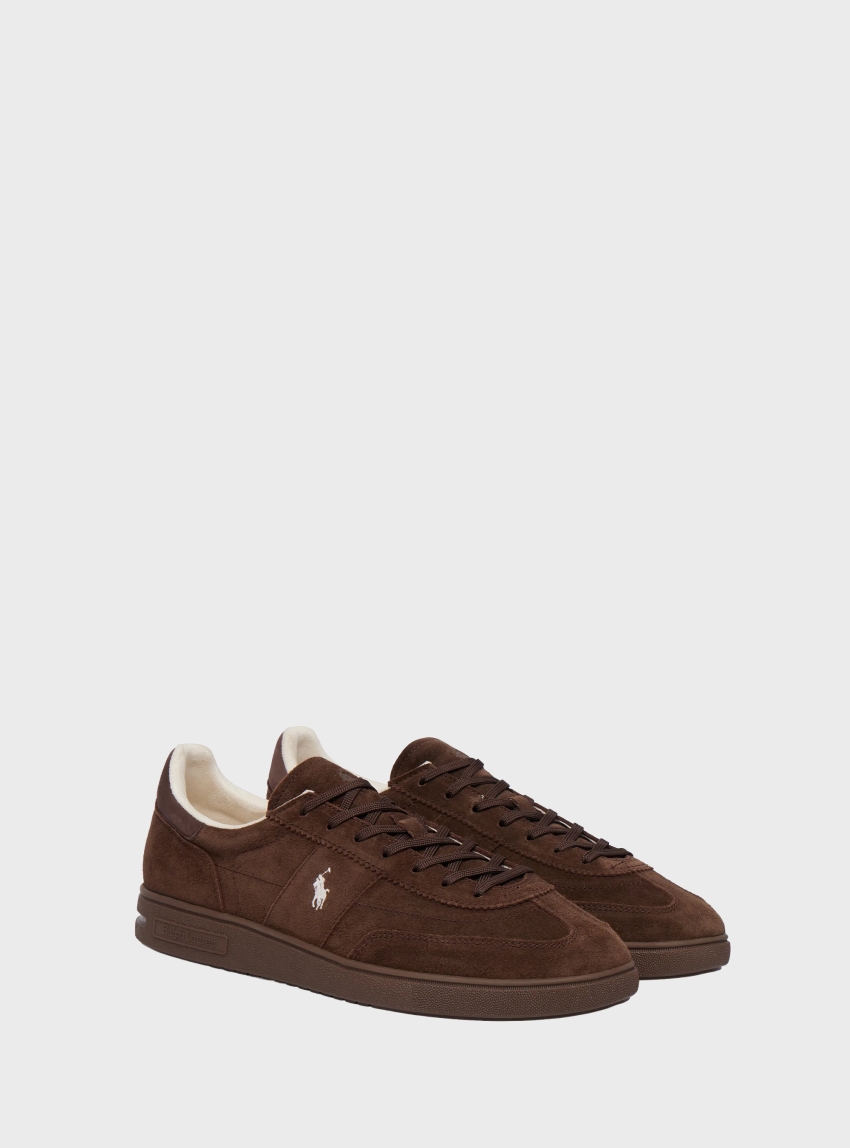 Polo Ralph Lauren Bedford Suede Trainers - Brown