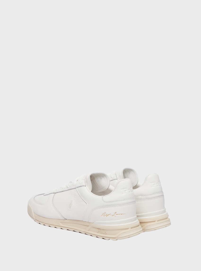 Polo Ralph Lauren Varick Leather Trainers - White