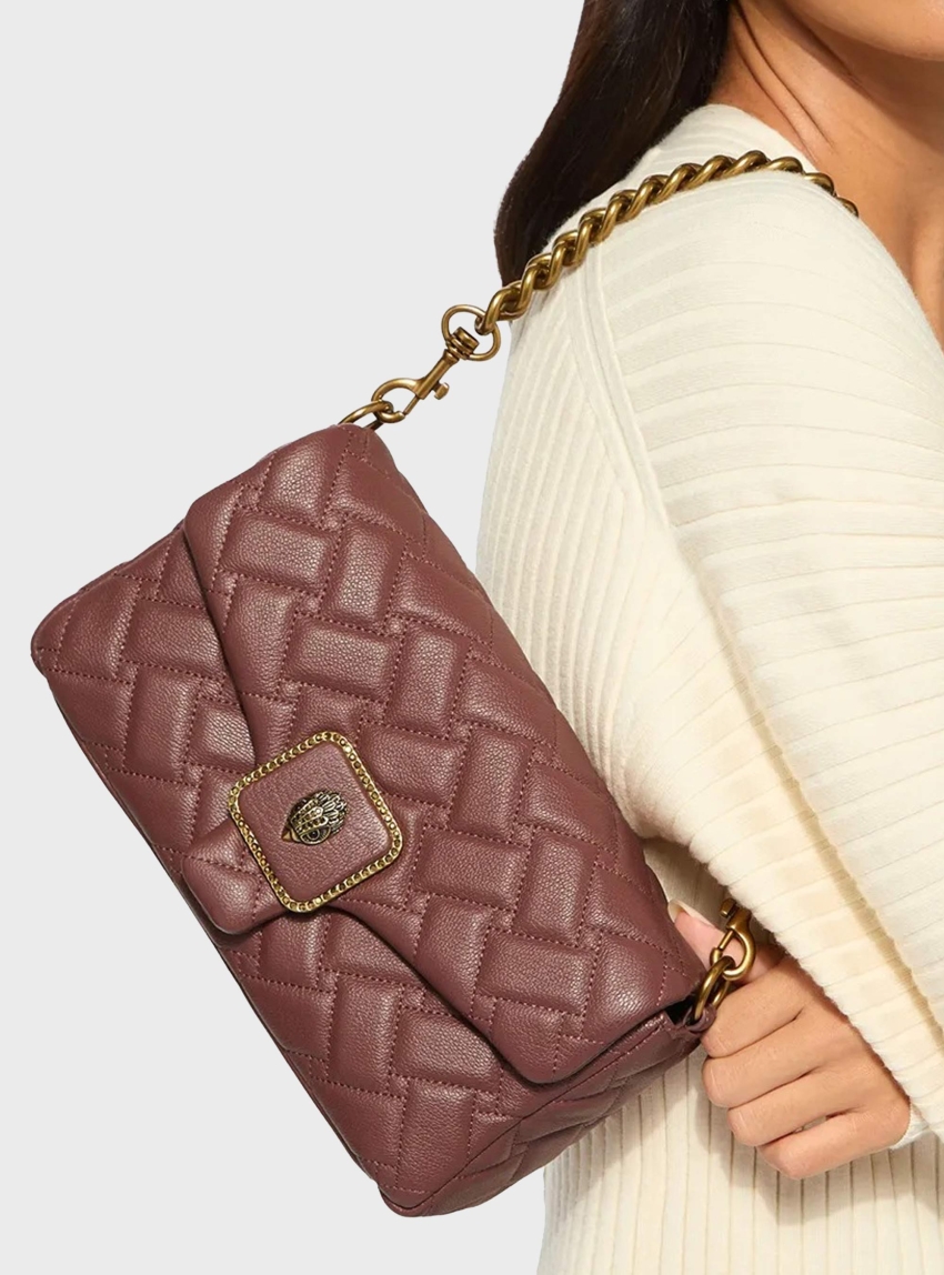 Kurt Geiger Pimlico Shoulder Bag - Bordeaux