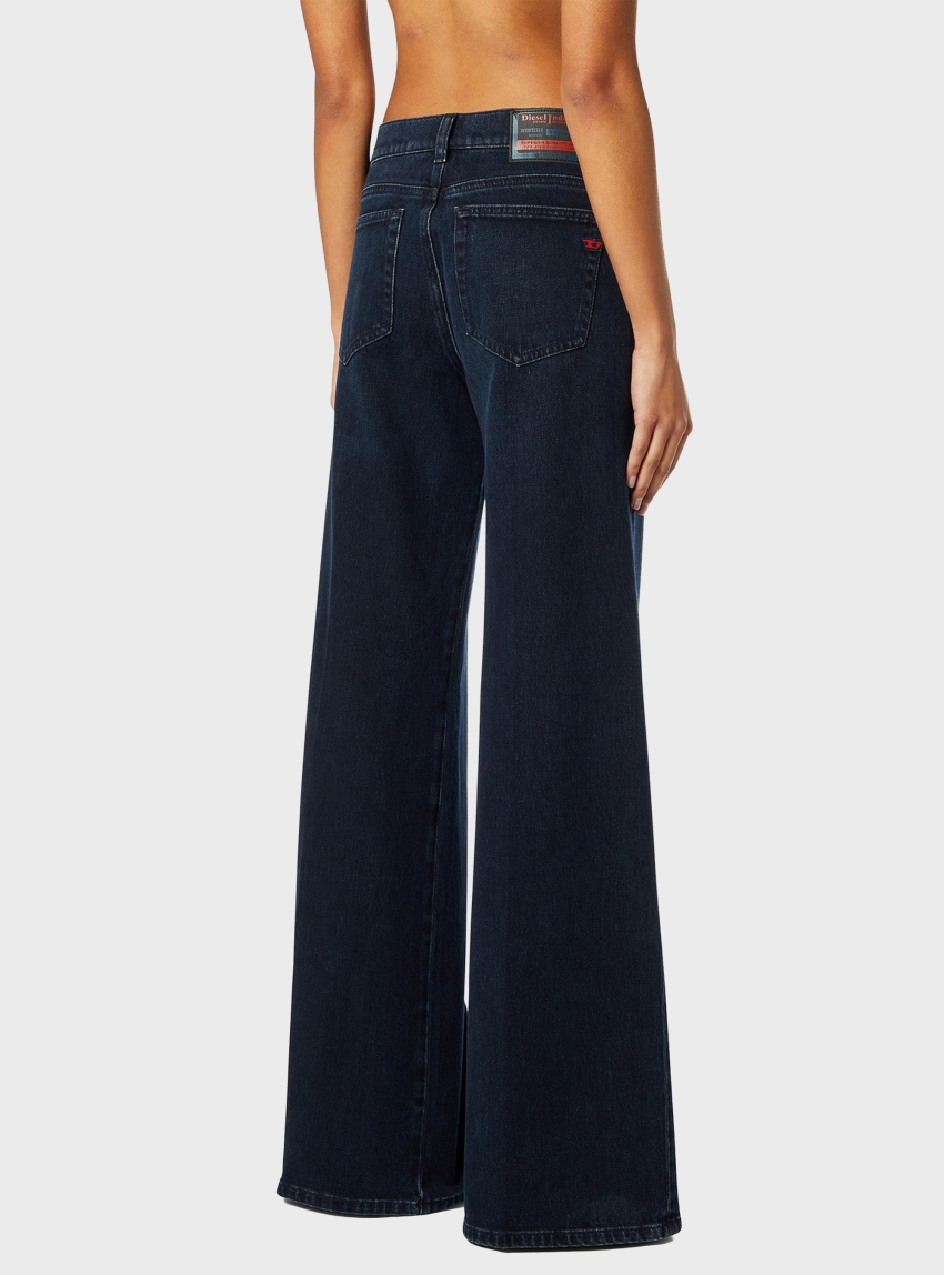 Diesel Flare Jeans Regular Waist 1978 D-Akemi - Unwashed Denim