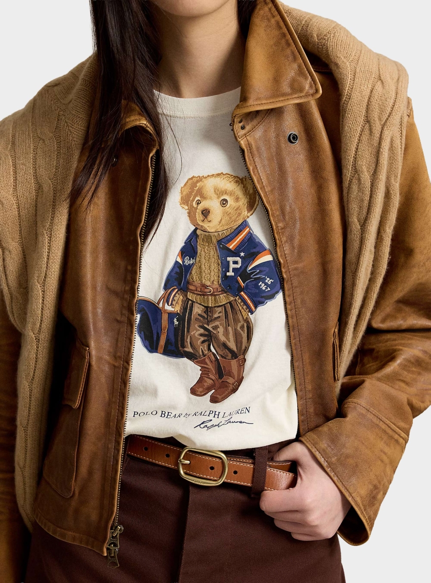Polo Ralph Lauren Polo Bear Cotton Jersey T-Shirt - Off White