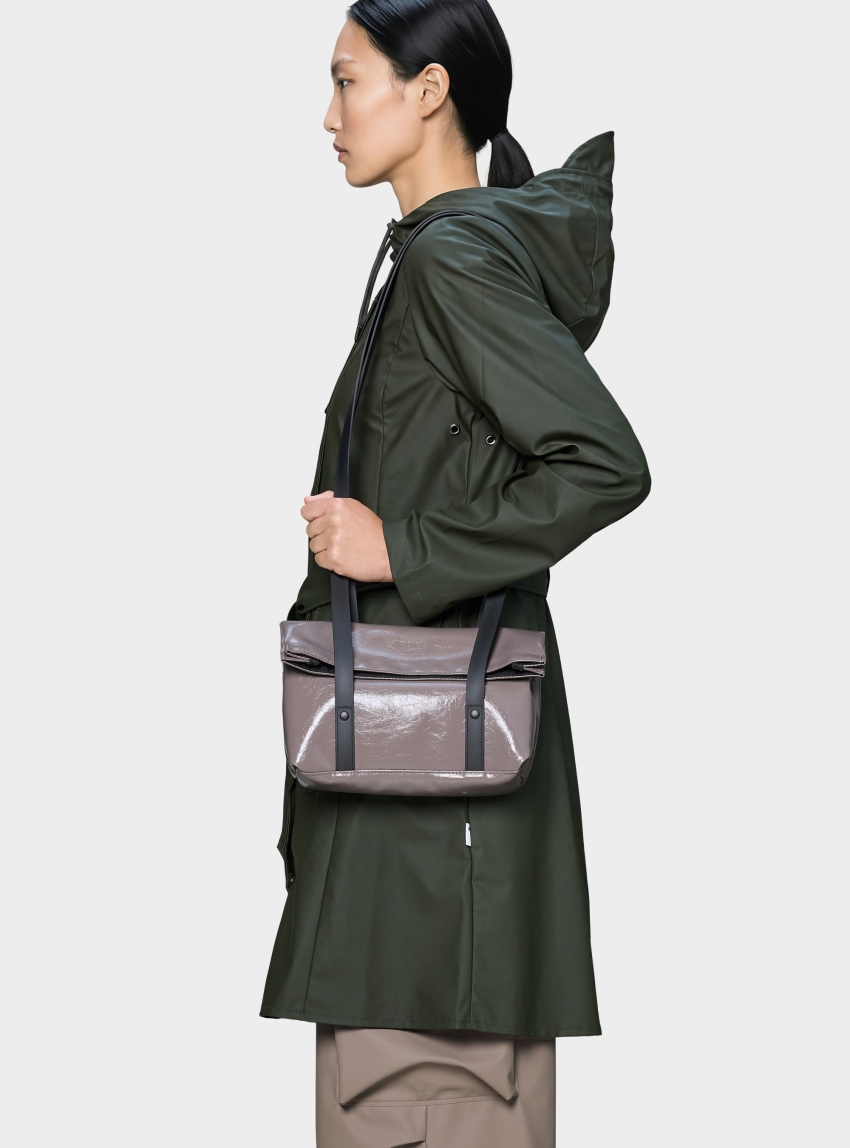 Rains 2 Strap Crossbody Bag - Taupe