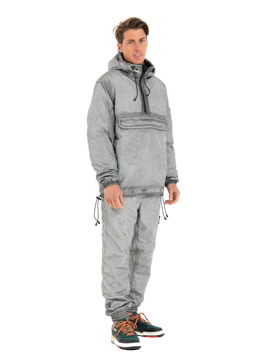 Lyle & Scott Casuals Acid Wash Pocket Jacket-Grey