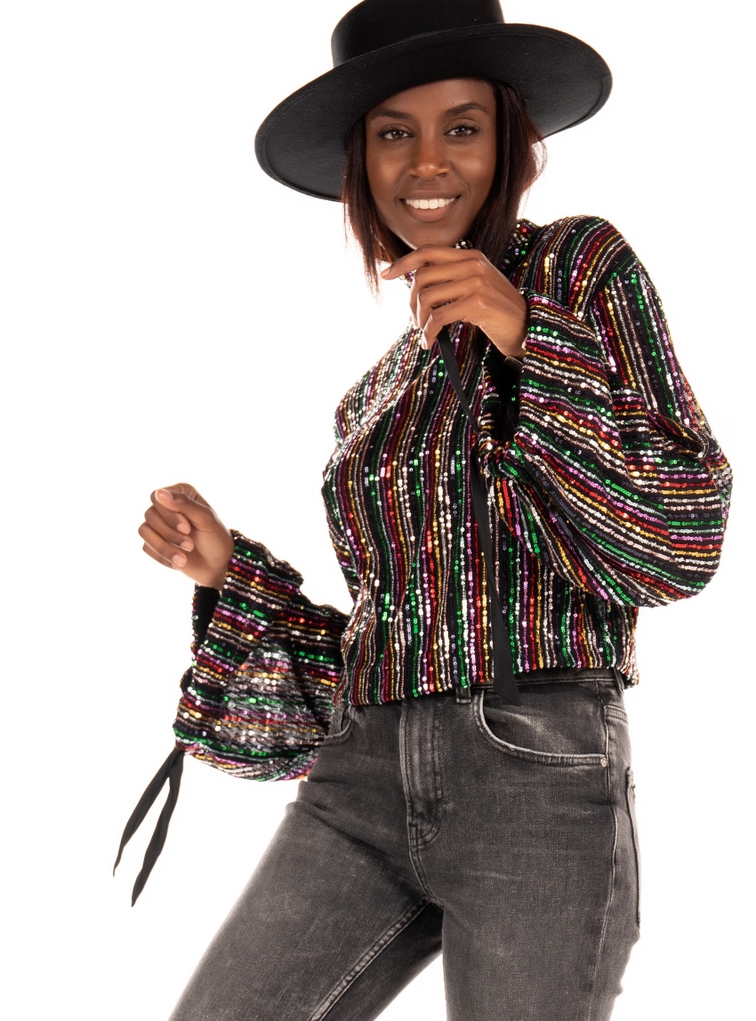 Free People Top-Multi Colors