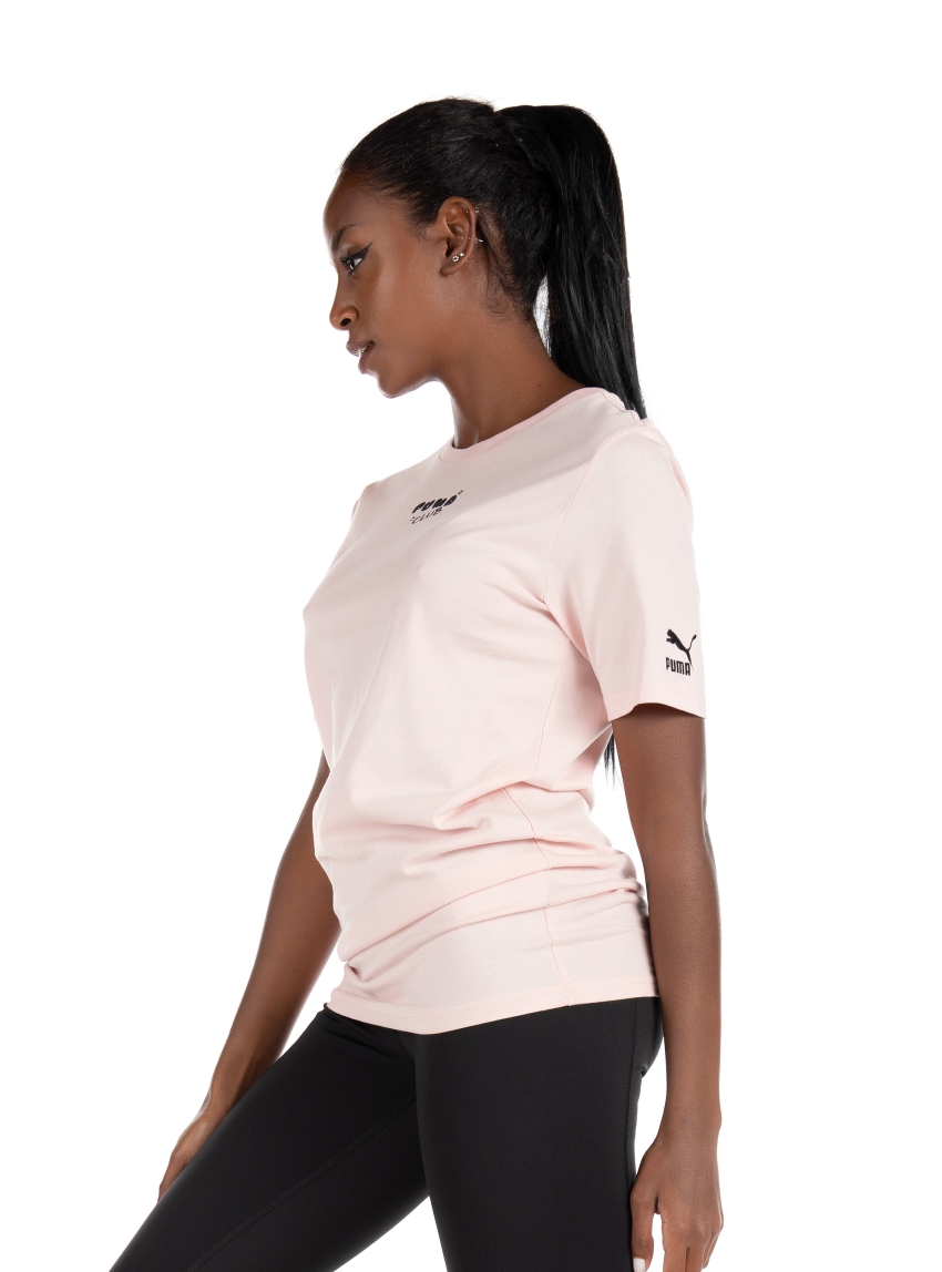 Puma Graphic  T-Shirt Club-Pink