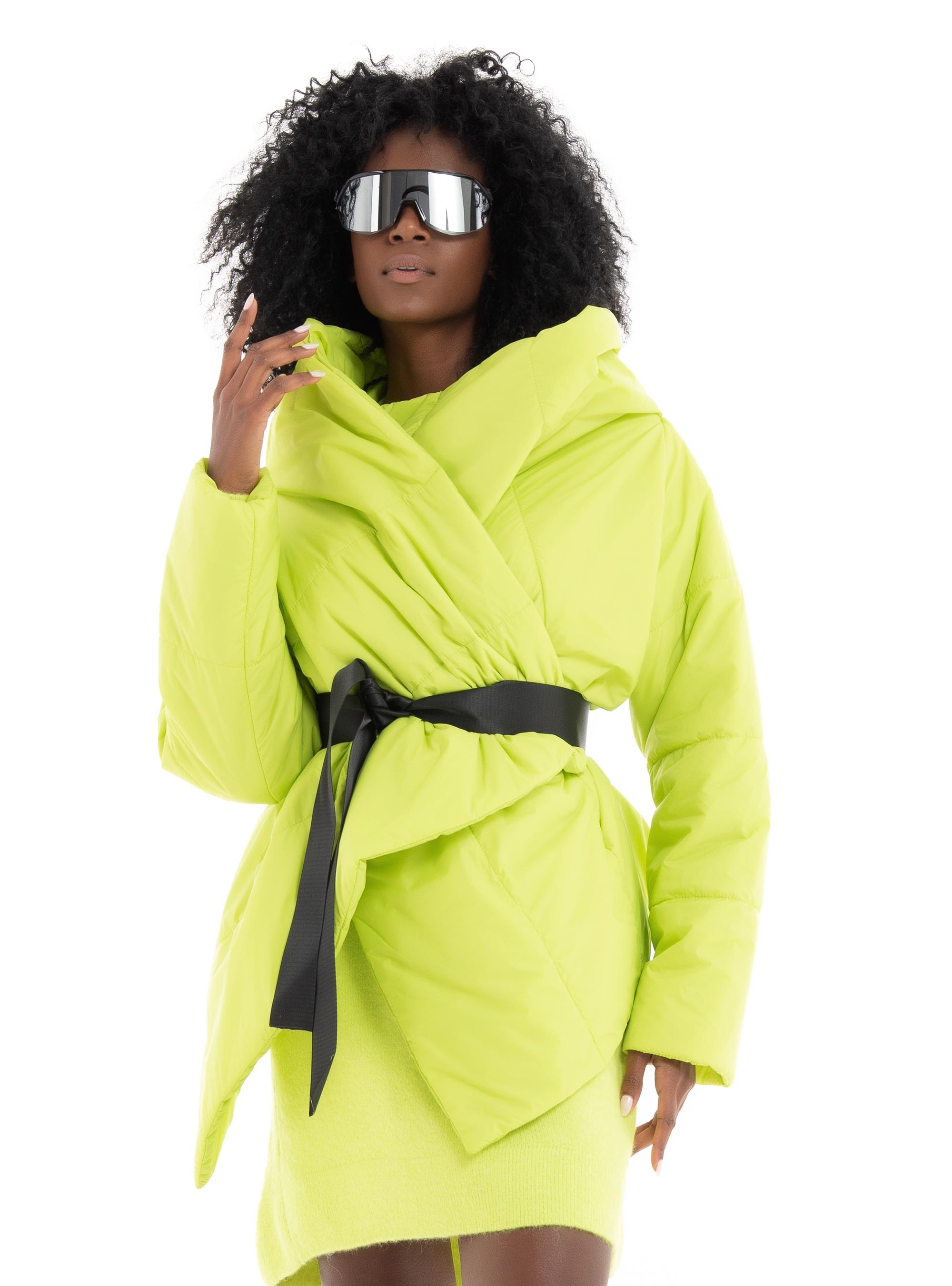 Efi D'angio Puffer Jacket - Lime