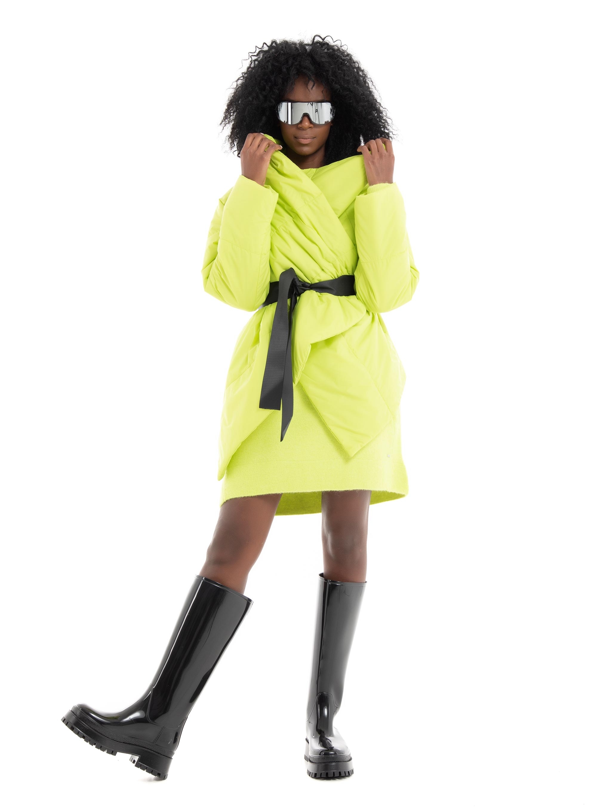 Efi D'angio Puffer Jacket - Lime