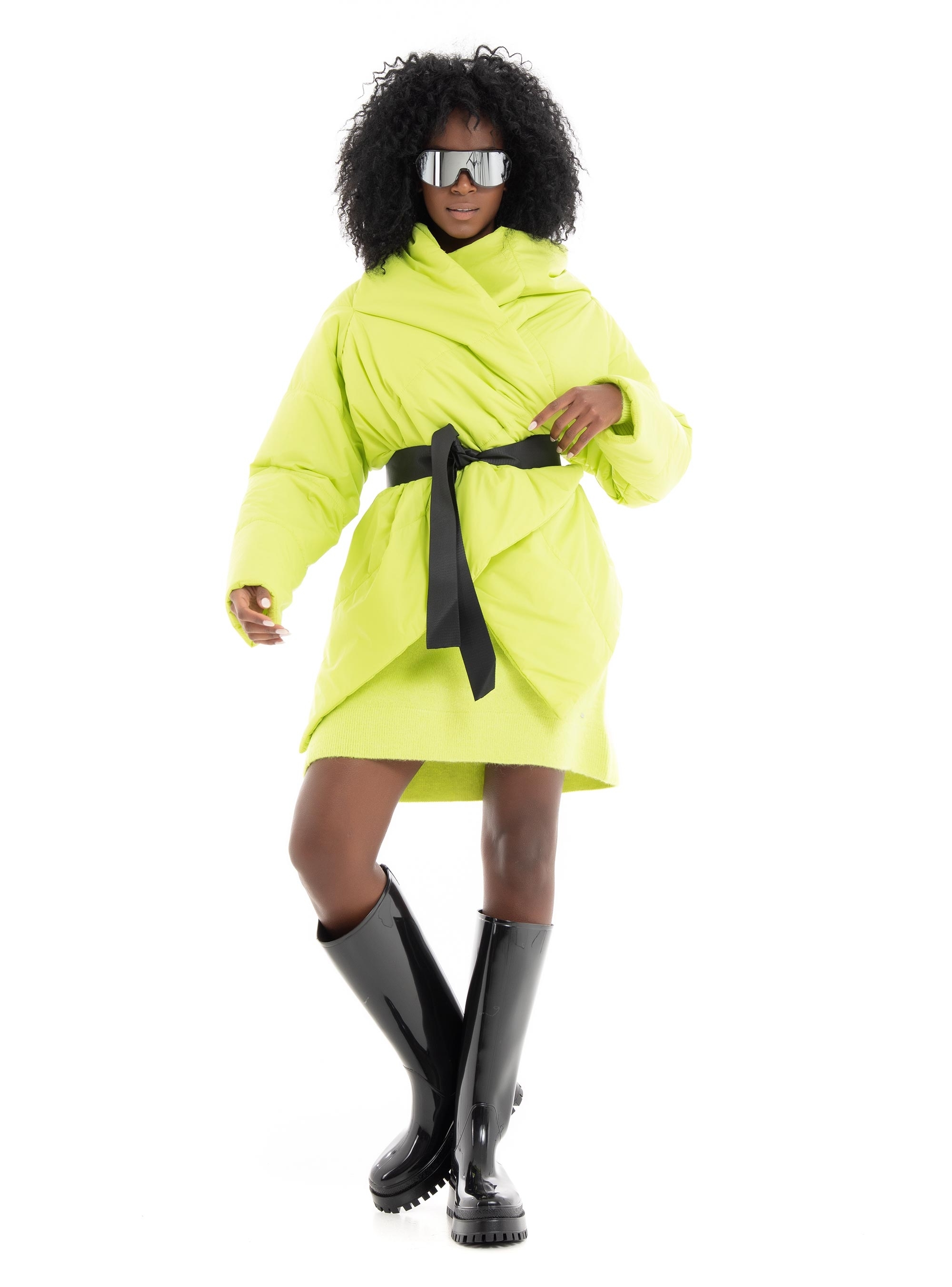 Efi D'angio Puffer Jacket - Lime