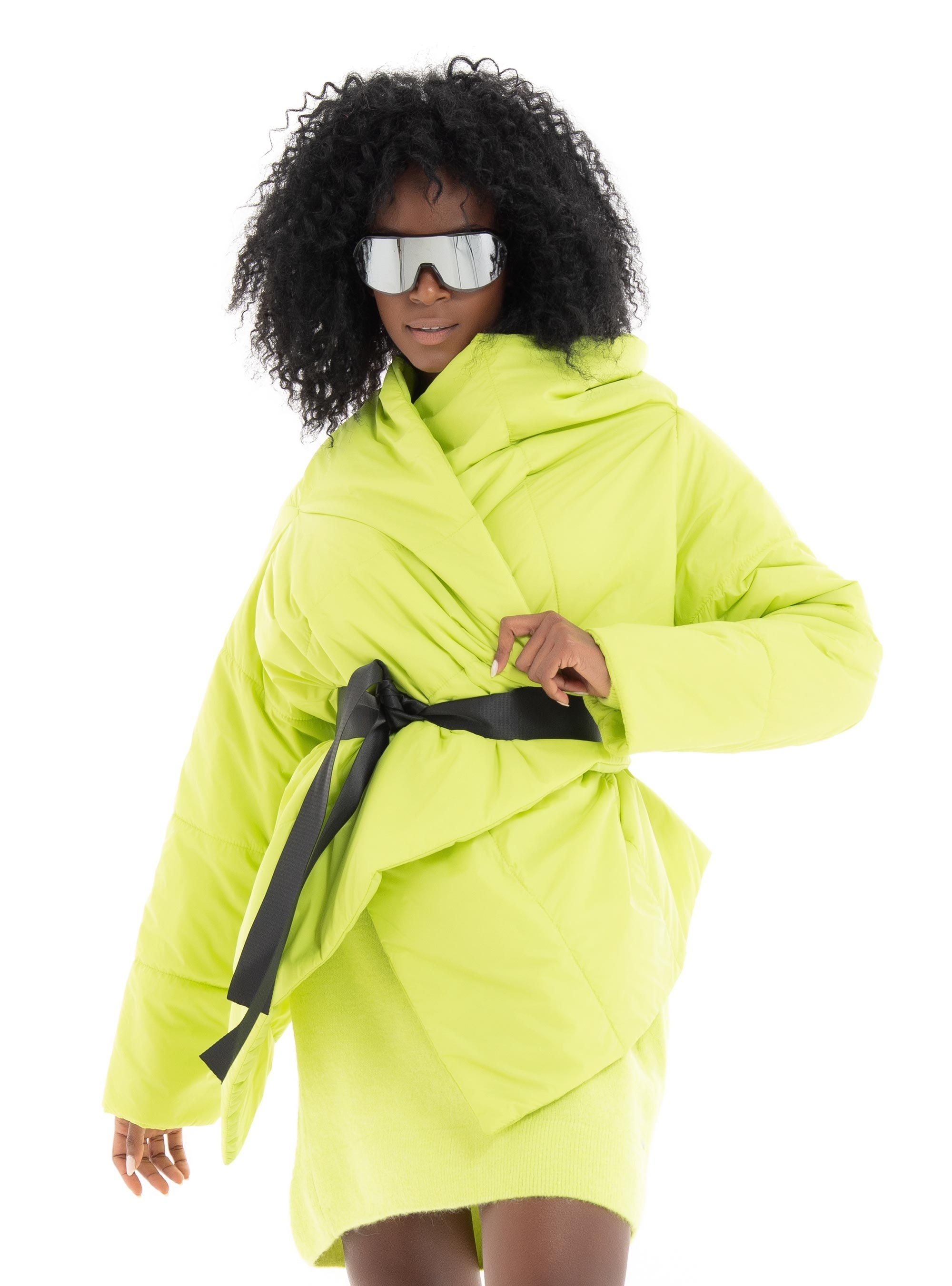 Efi D'angio Puffer Jacket - Lime