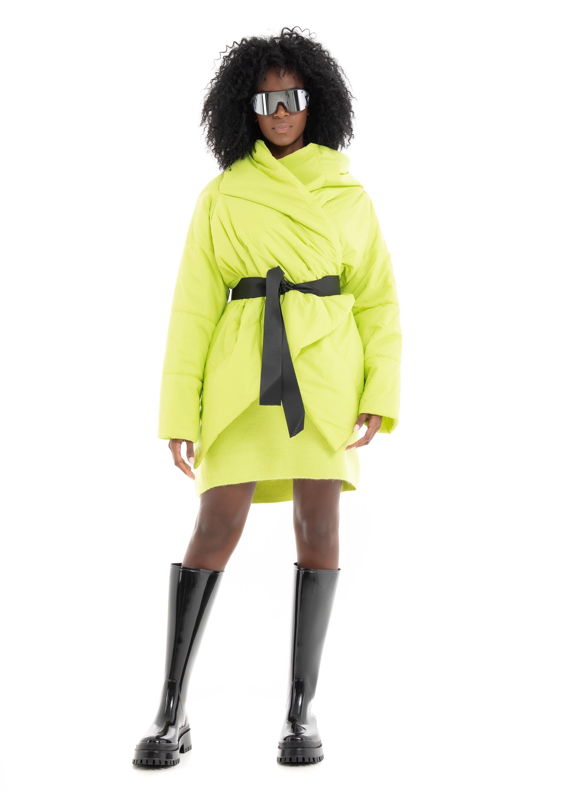 Efi D'angio Puffer Jacket - Lime