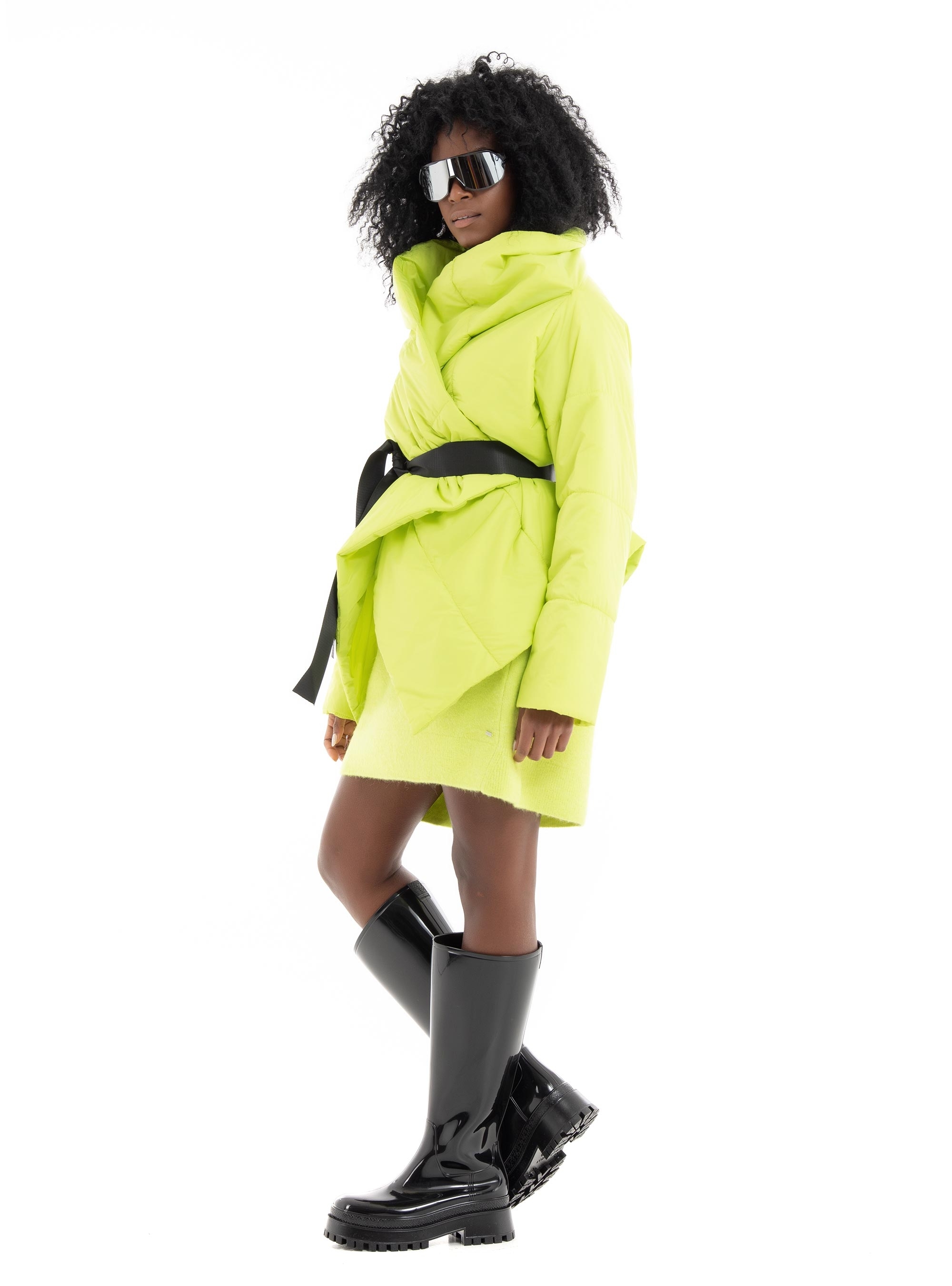 Efi D'angio Puffer Jacket - Lime