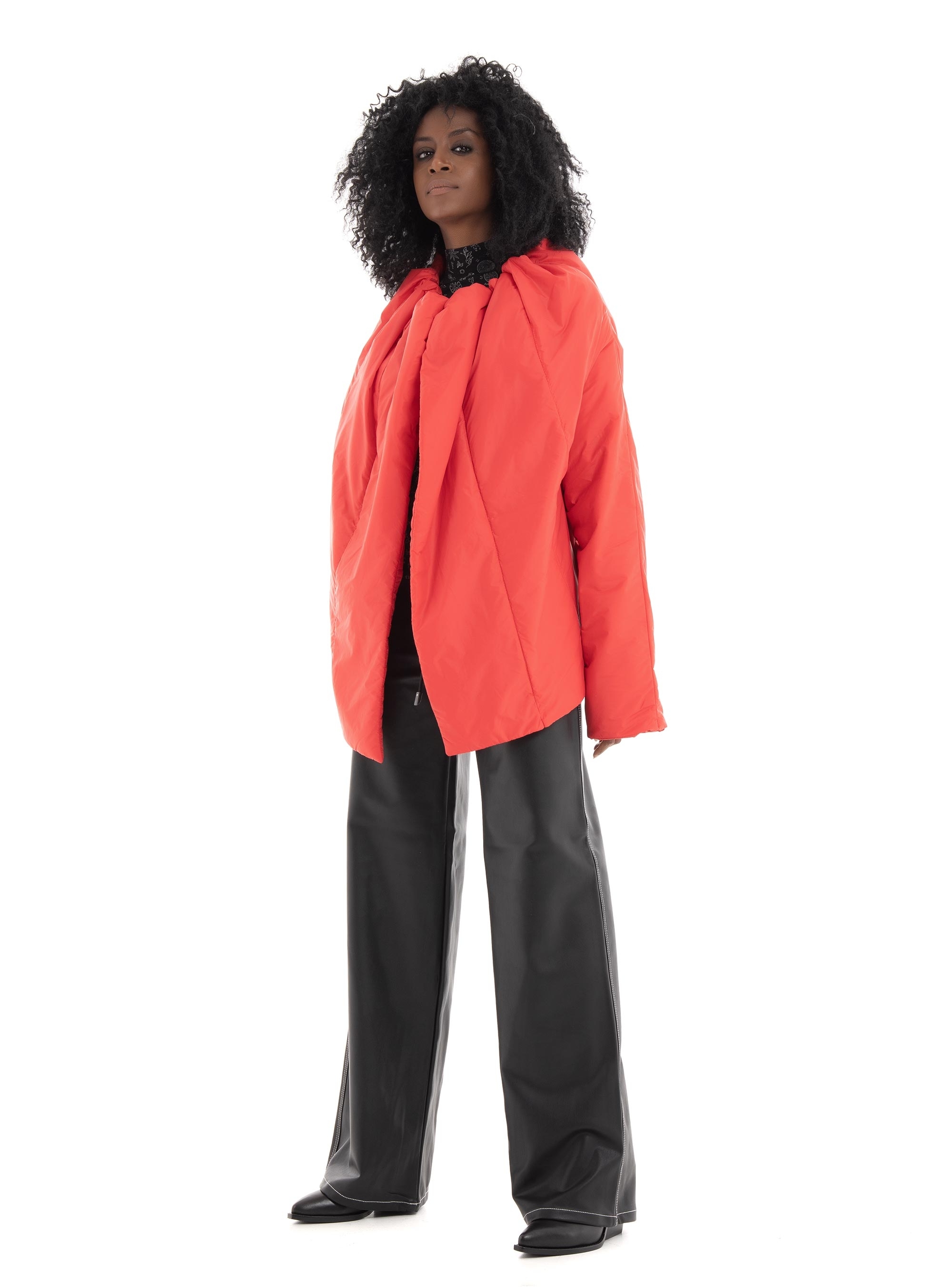 Efi D'angio Puffer Jacket - Red