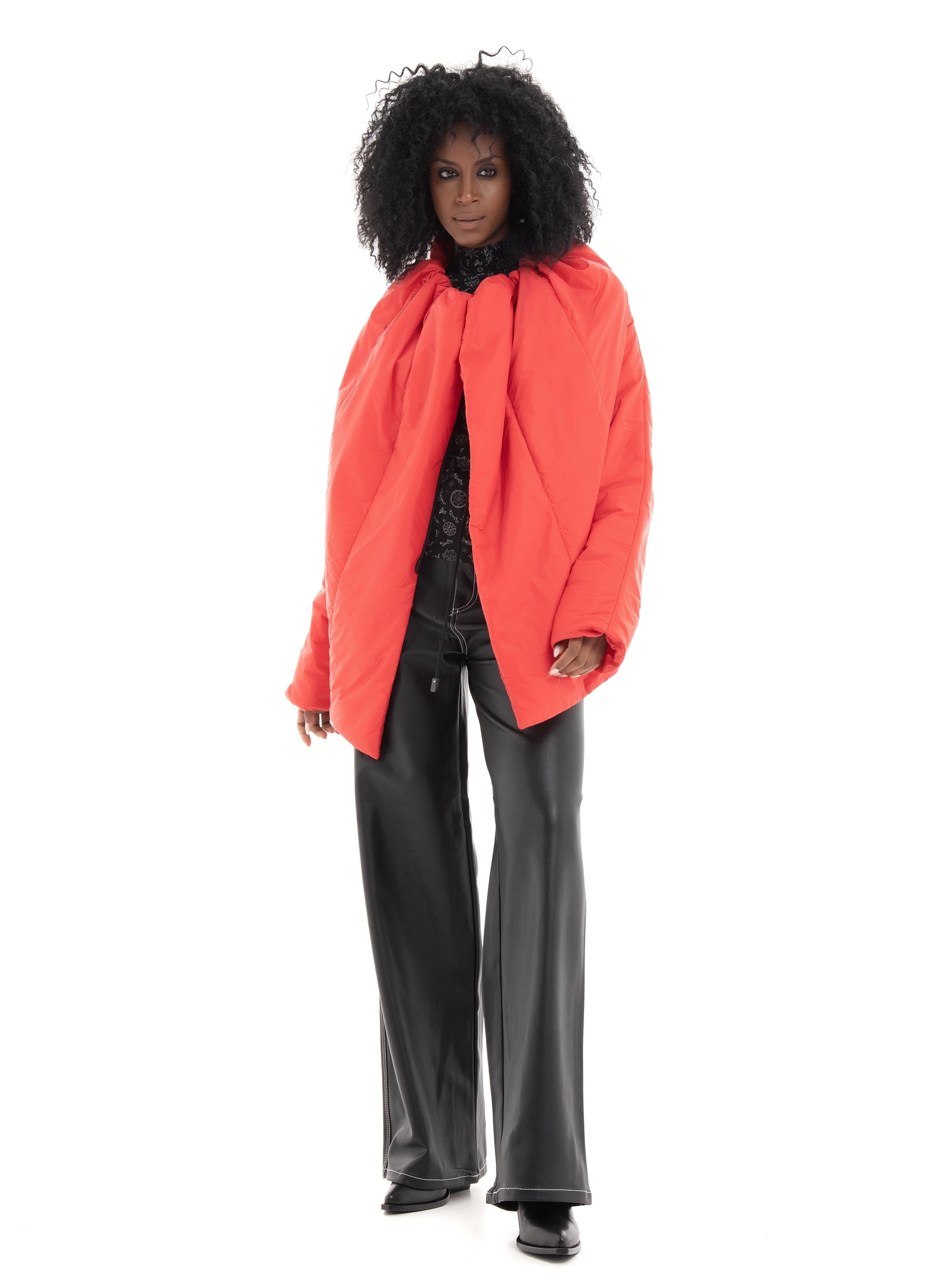 Efi D'angio Puffer Jacket - Red