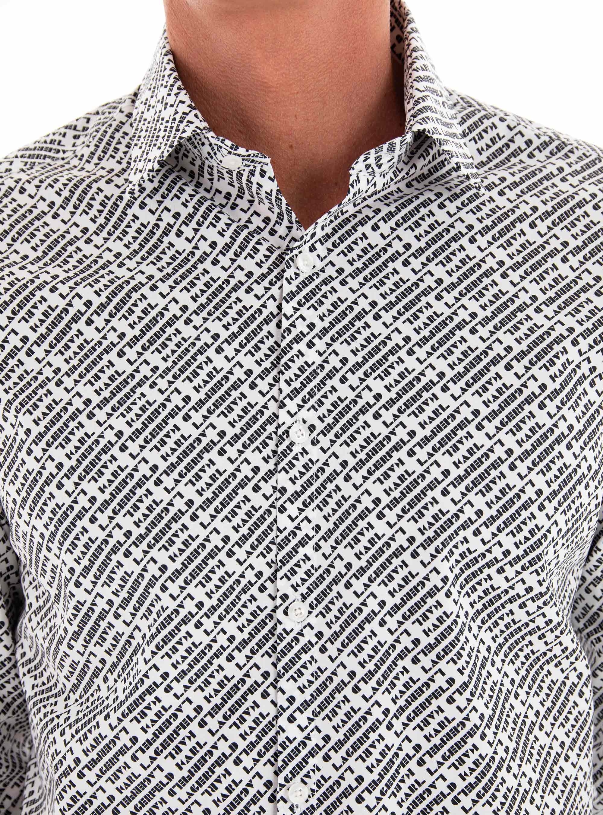 Karl Lagerfeld Slim Fit Shirt - White