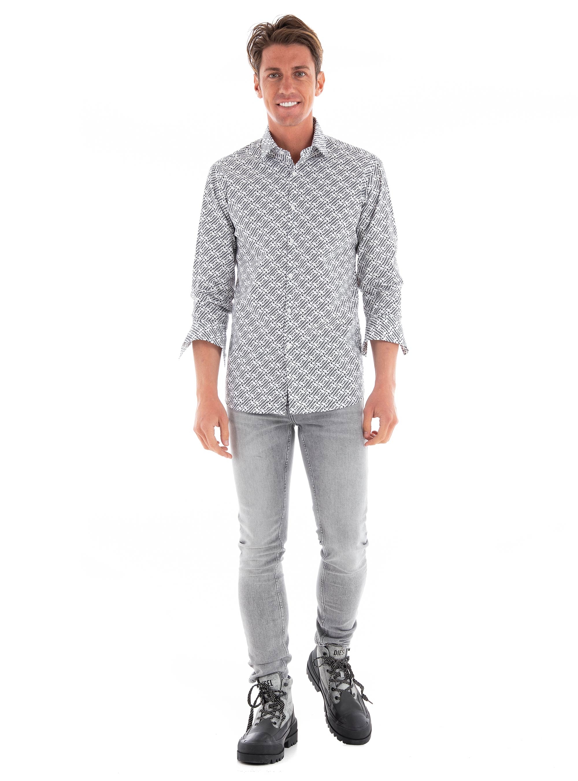 Karl Lagerfeld Slim Fit Shirt - White