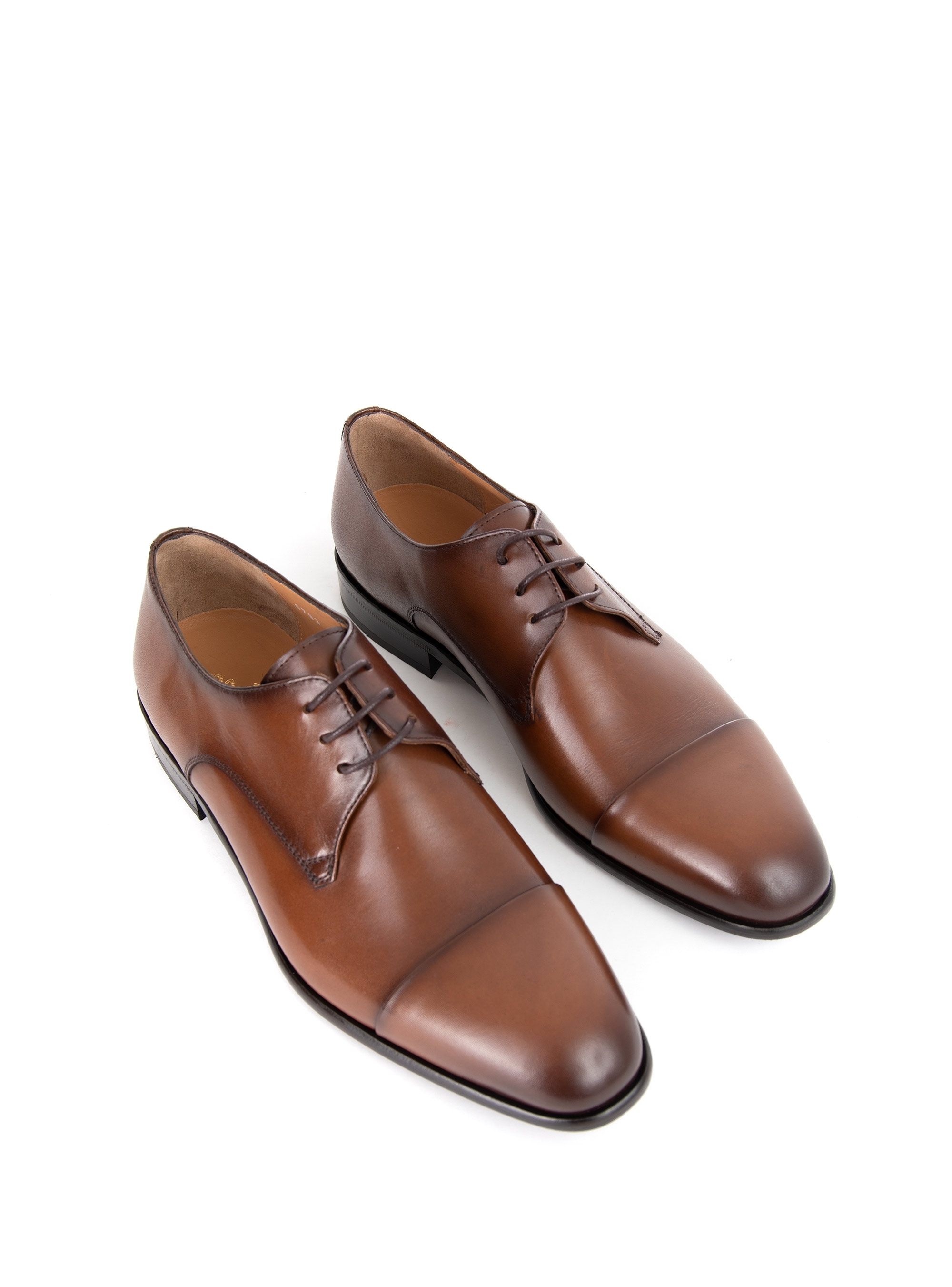 Per La Moda Derby Shoes - Brown