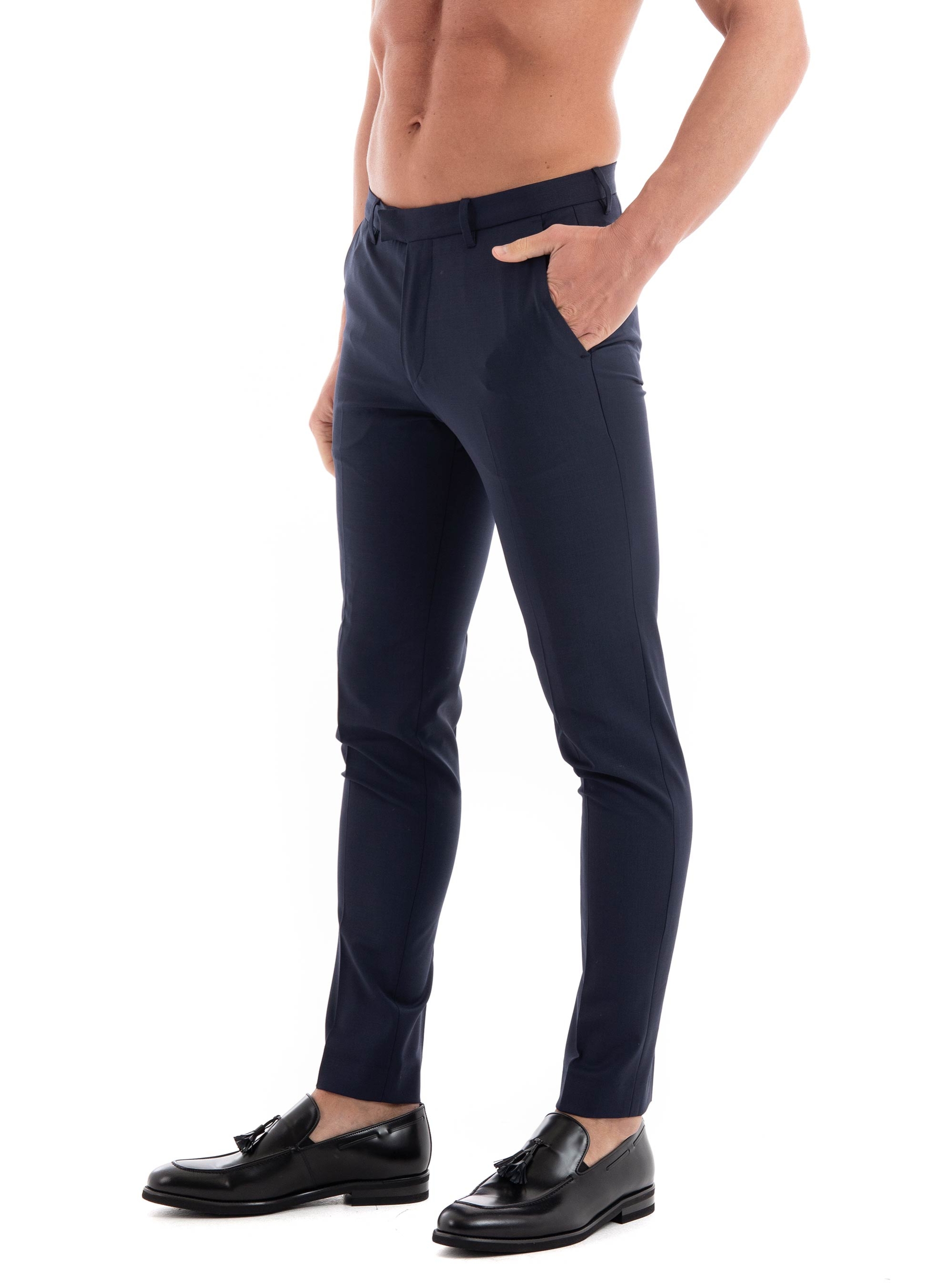 Drykorn Tailored Fit Pants - Blue