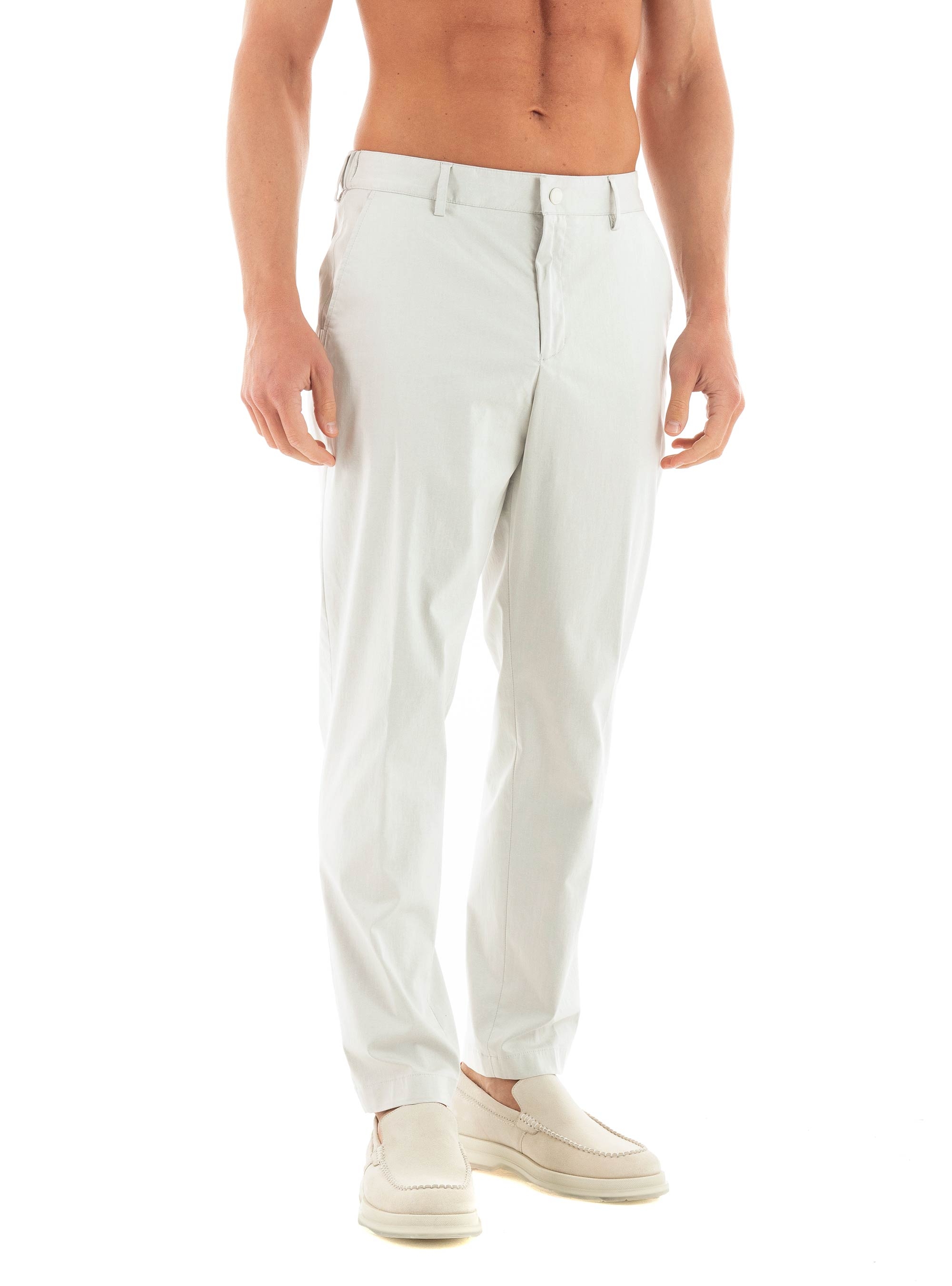 BOSS Relaxed Fit Pants P-Perin-W-CW-242F - Light Beige