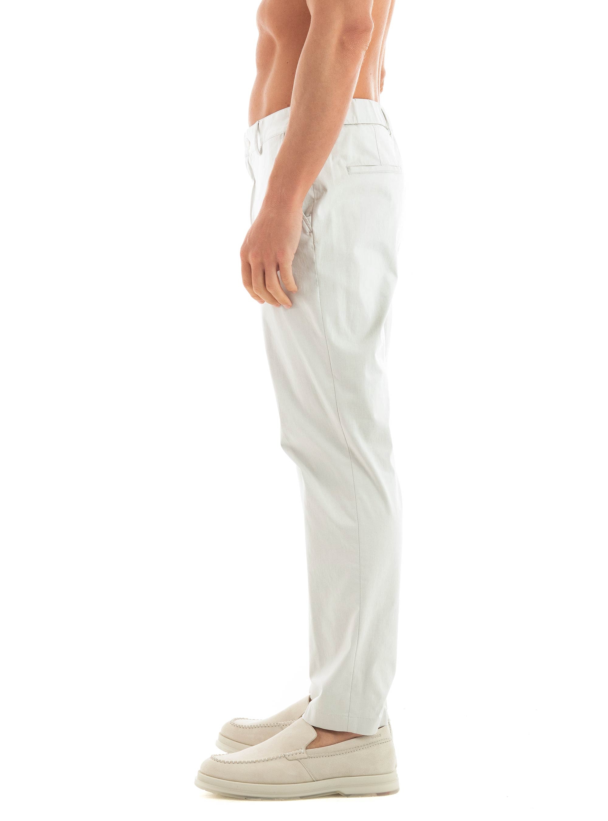BOSS Relaxed Fit Pants P-Perin-W-CW-242F - Light Beige