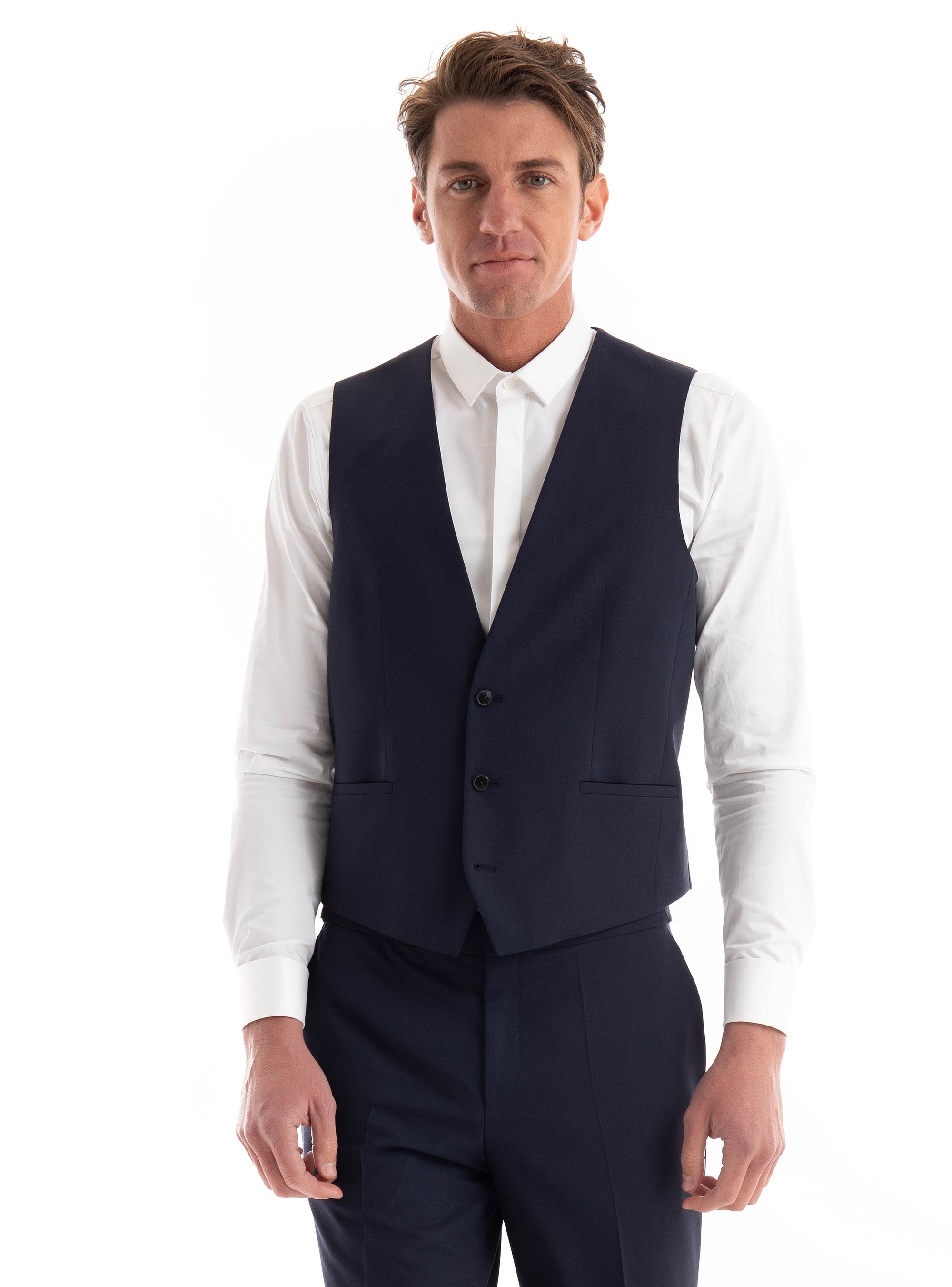 HUGO Slim Fit Suit Henry/Getlin242V2X - Dark Blue