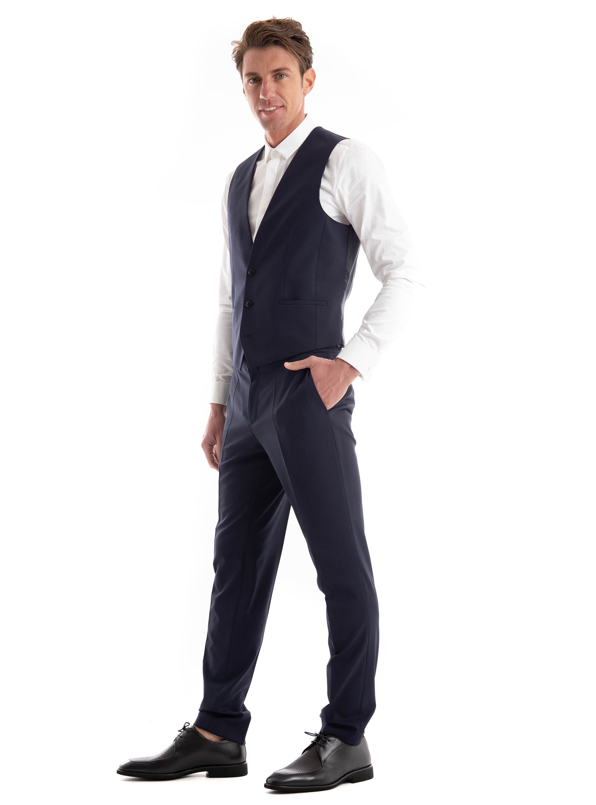HUGO Slim Fit Suit Henry/Getlin242V2X - Dark Blue