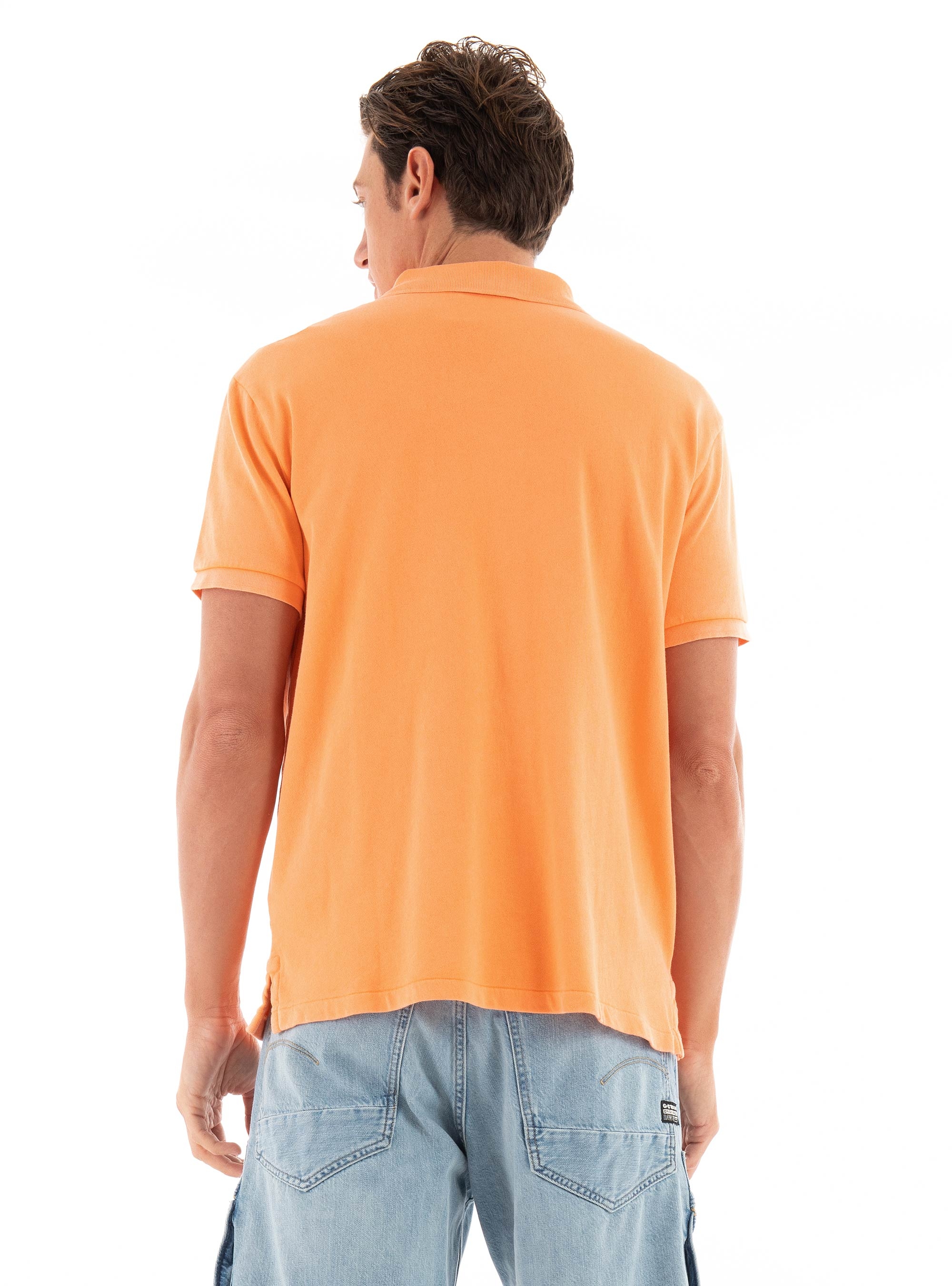 Polo Ralph Lauren Custom Slim Fit Spa Terry Polo Shirt - Coral