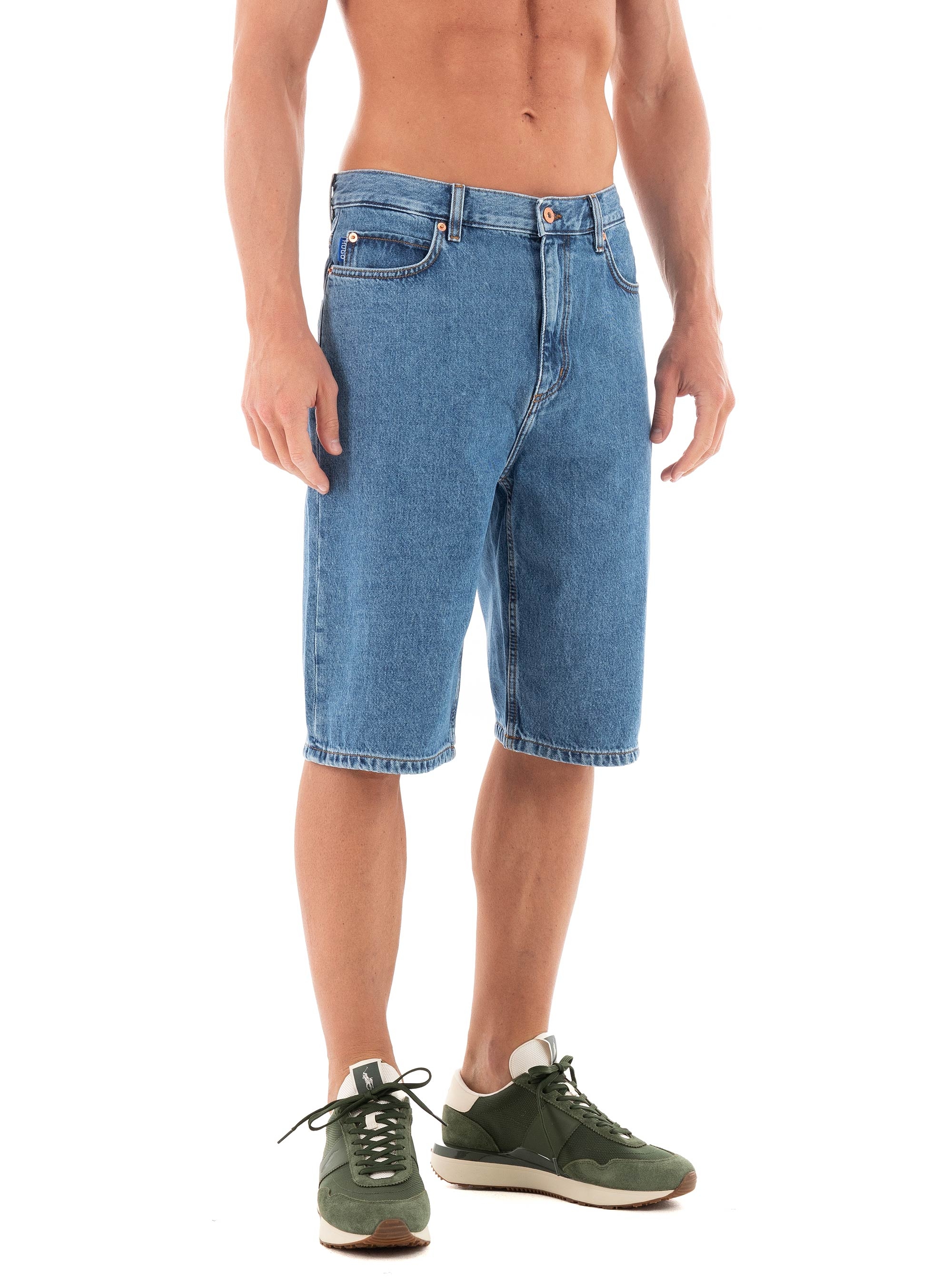HUGO Denim Shorts Skate - Medium Aged Denim
