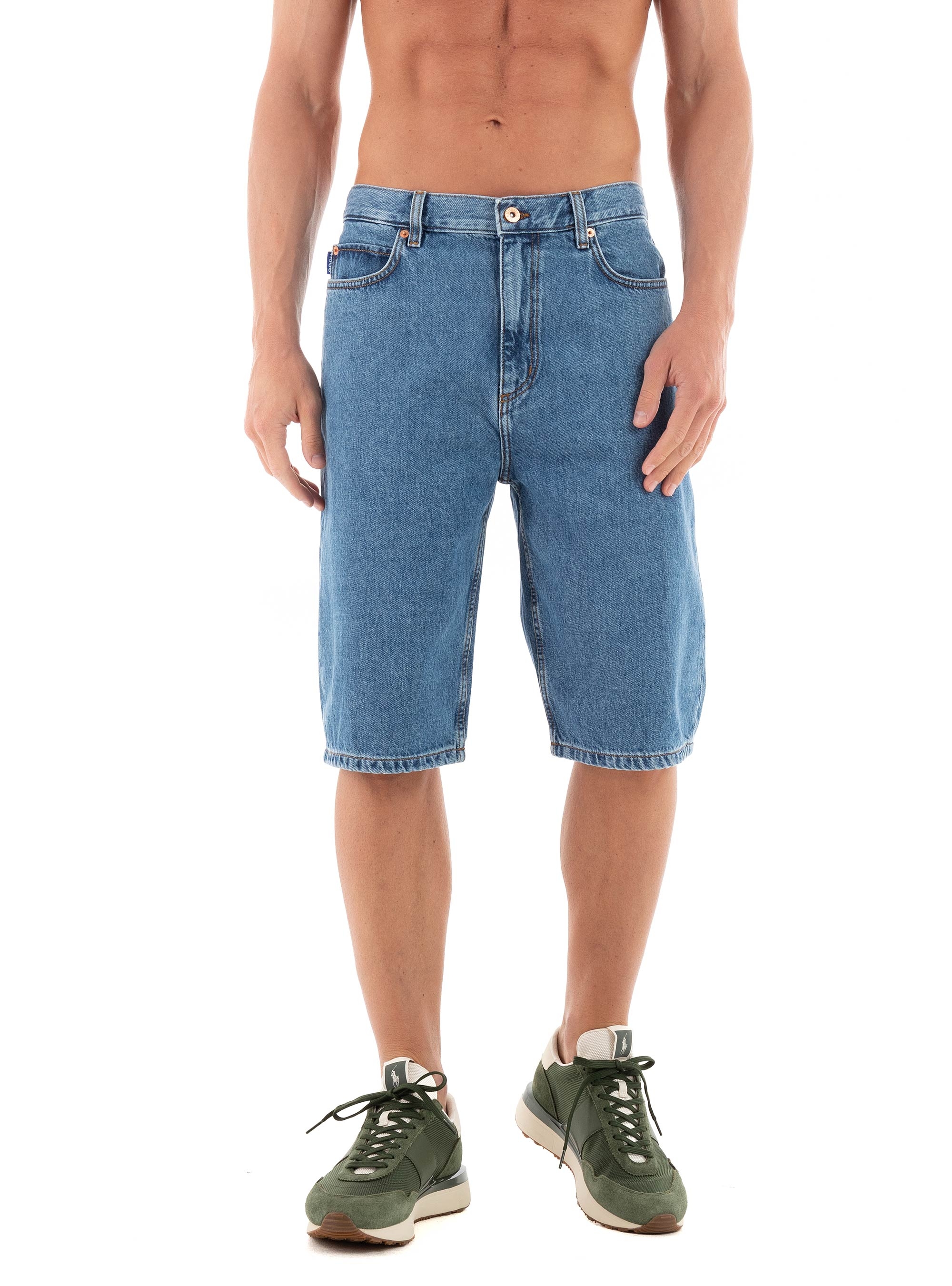 HUGO Denim Shorts Skate - Medium Aged Denim