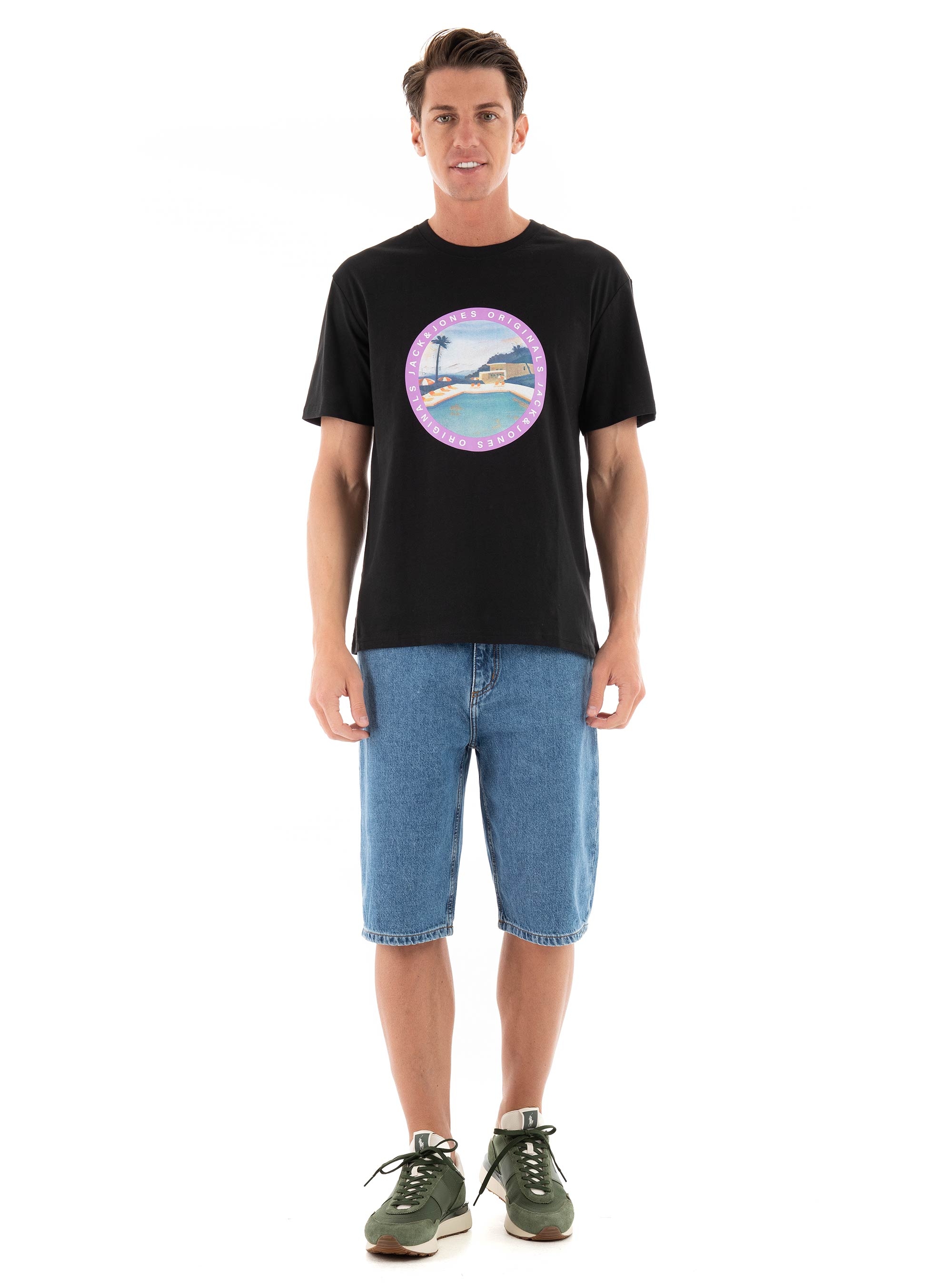 HUGO Denim Shorts Skate - Medium Aged Denim