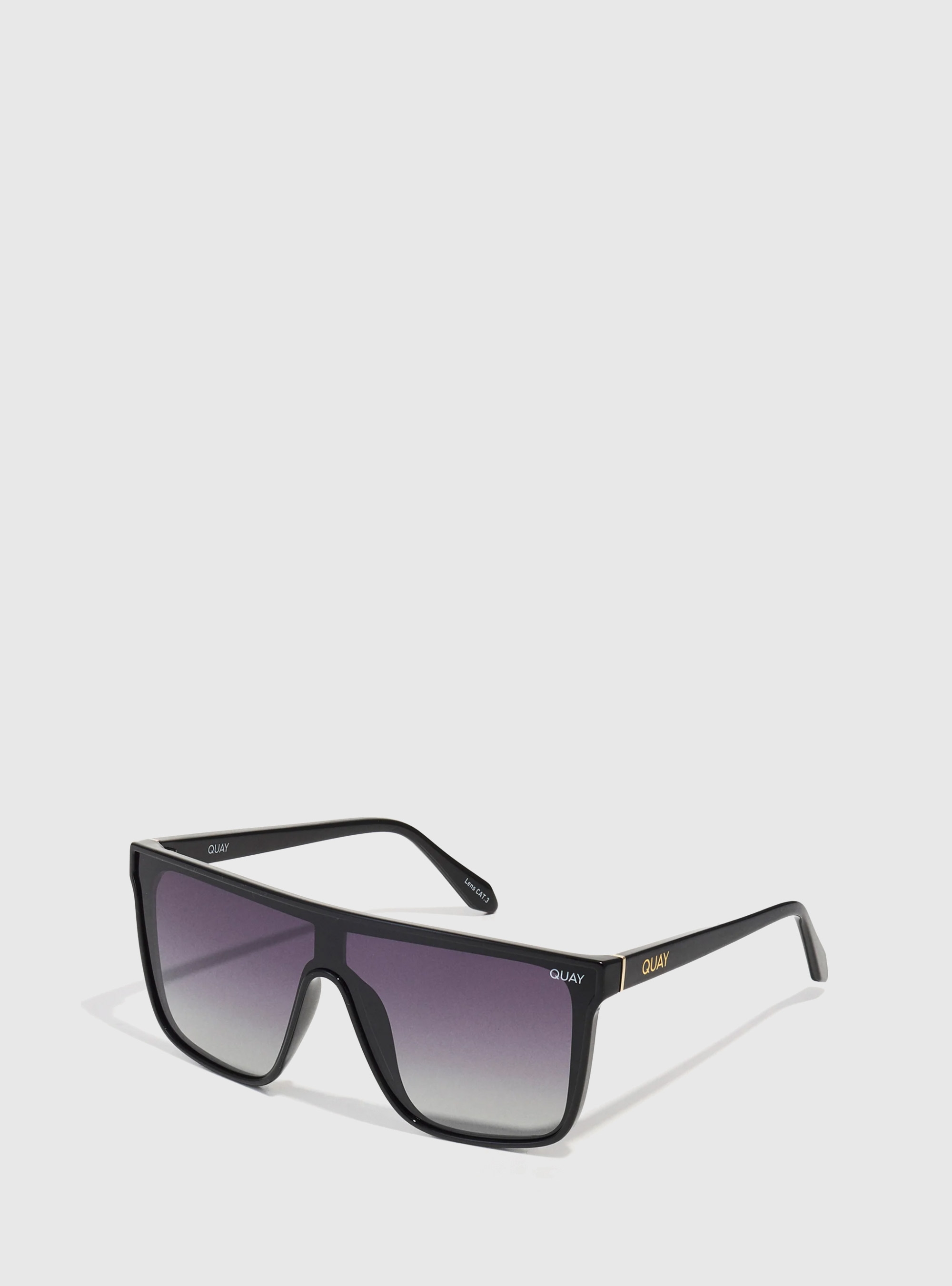Quay Australia Nightfall Oversized Sunglasses - Black
