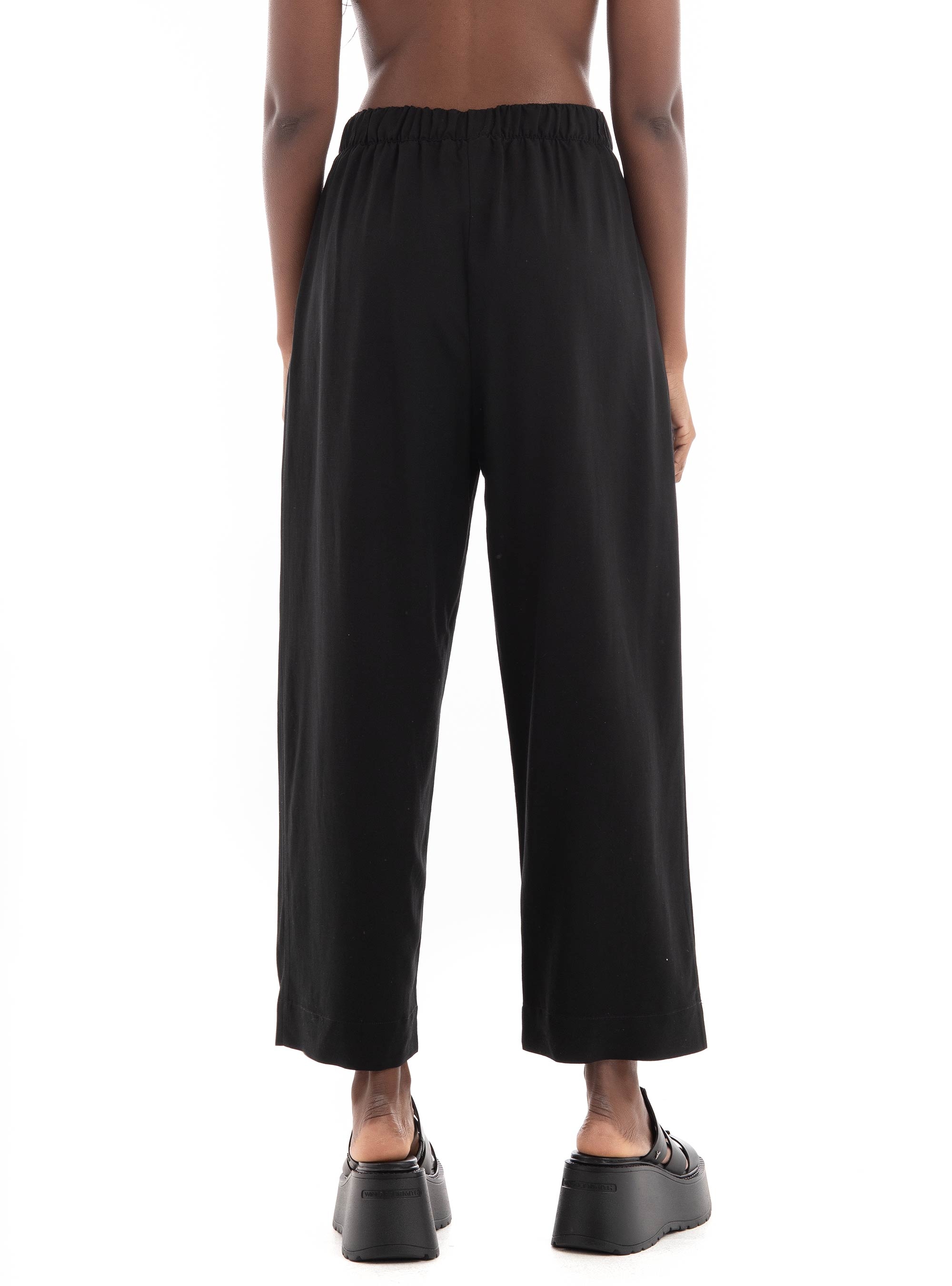 Black & Black Pants - Black