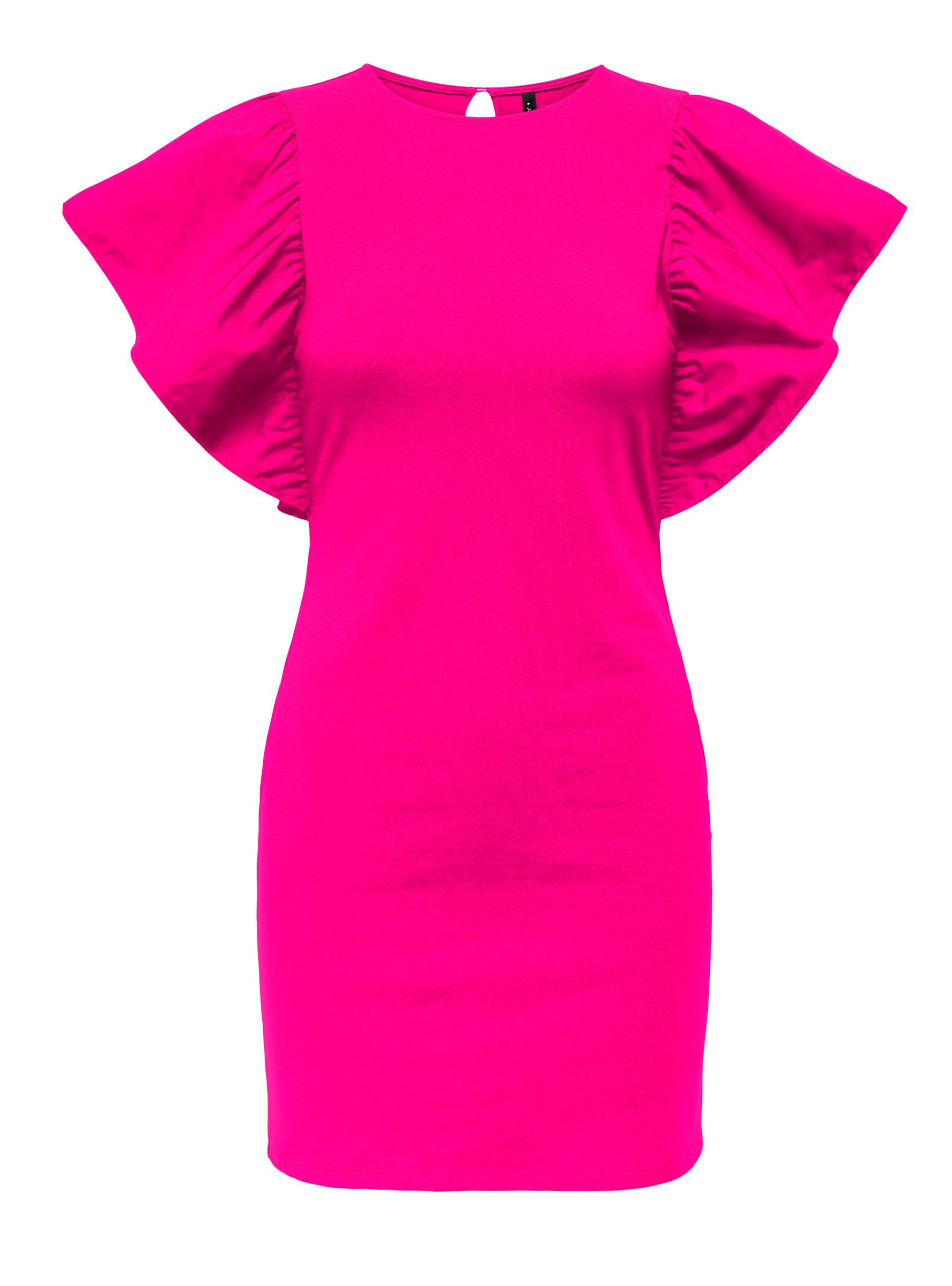 Only Soffy Mix Dress - Fuchsia