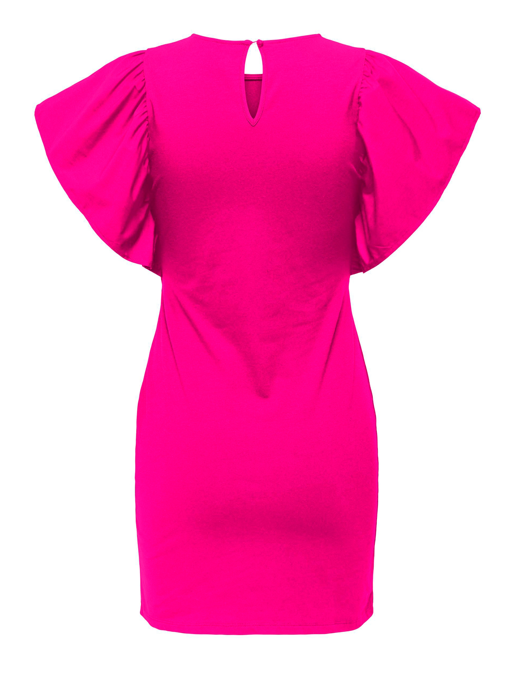 Only Soffy Mix Dress - Fuchsia