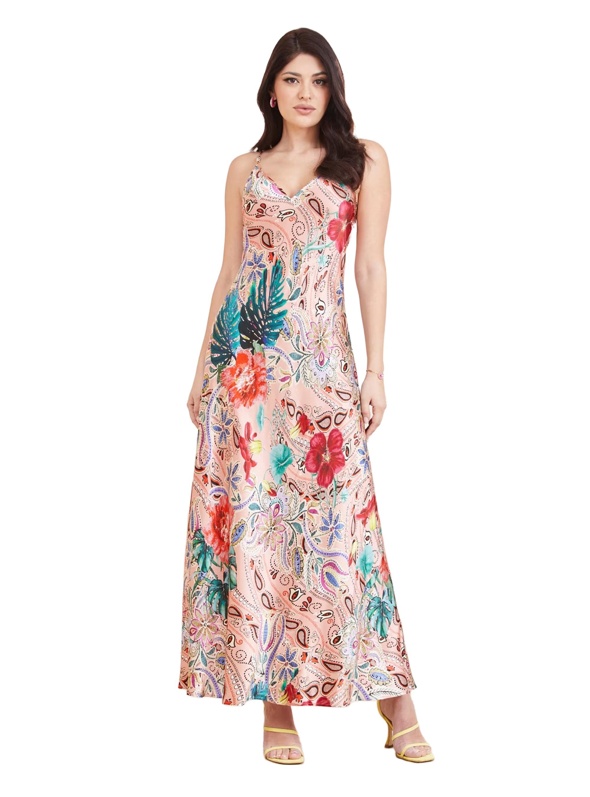 Guess Marciano New Grenada Maxi Dress - Multi Colors