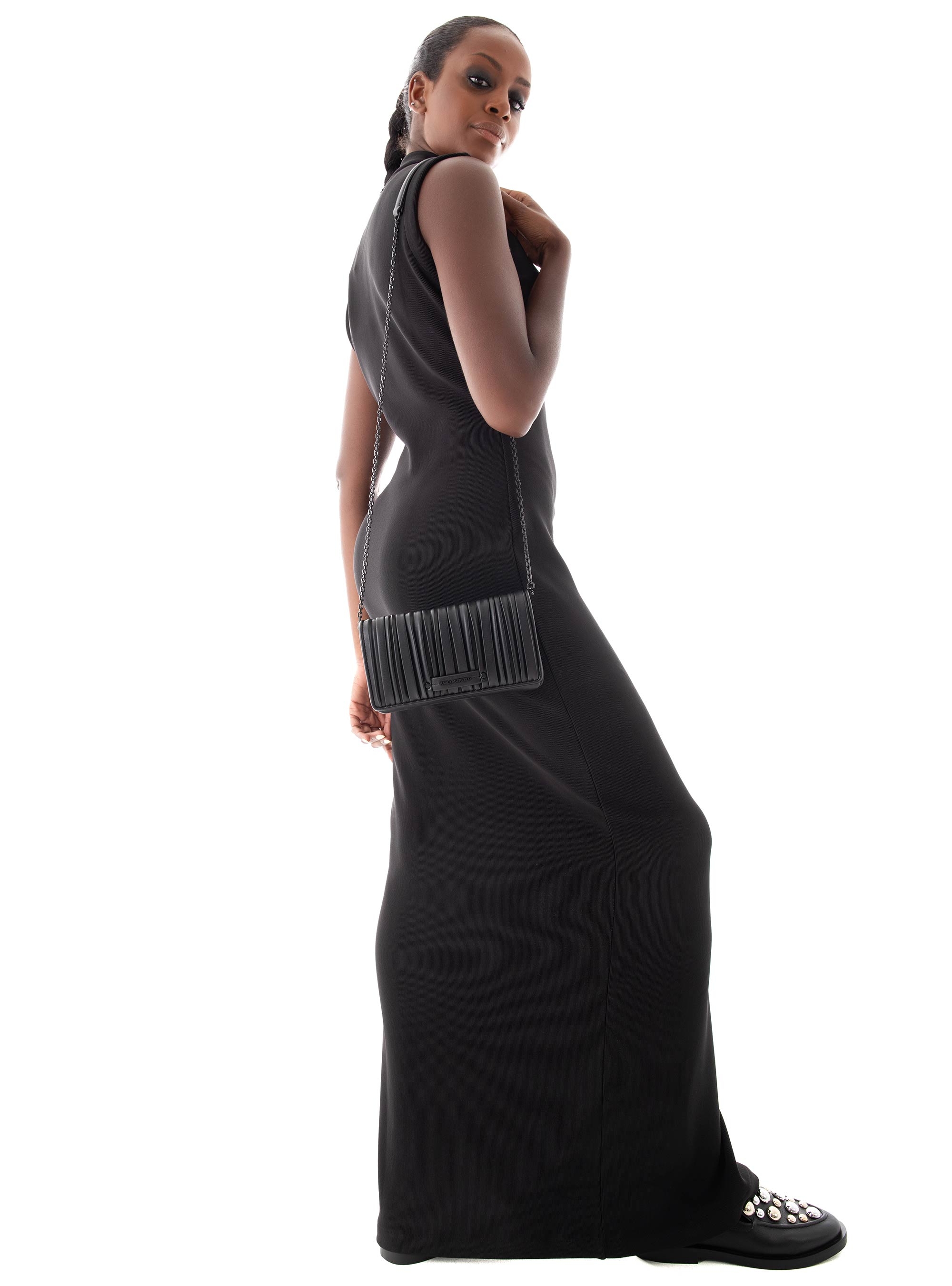 Karl Lagerfeld K/Kushion Crossbody Wallet - Black