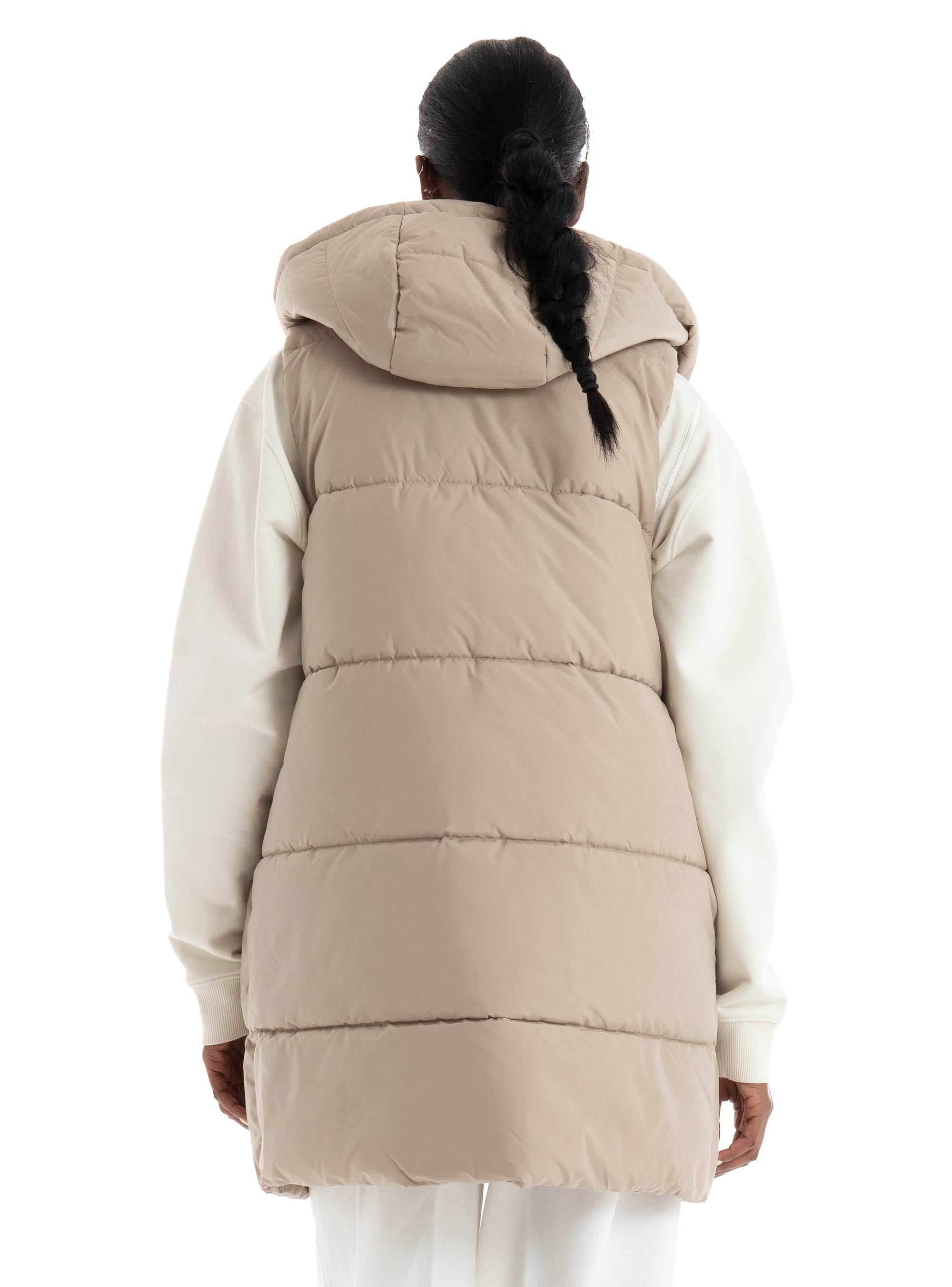 Only Asta Puffer Waistcoat - Beige