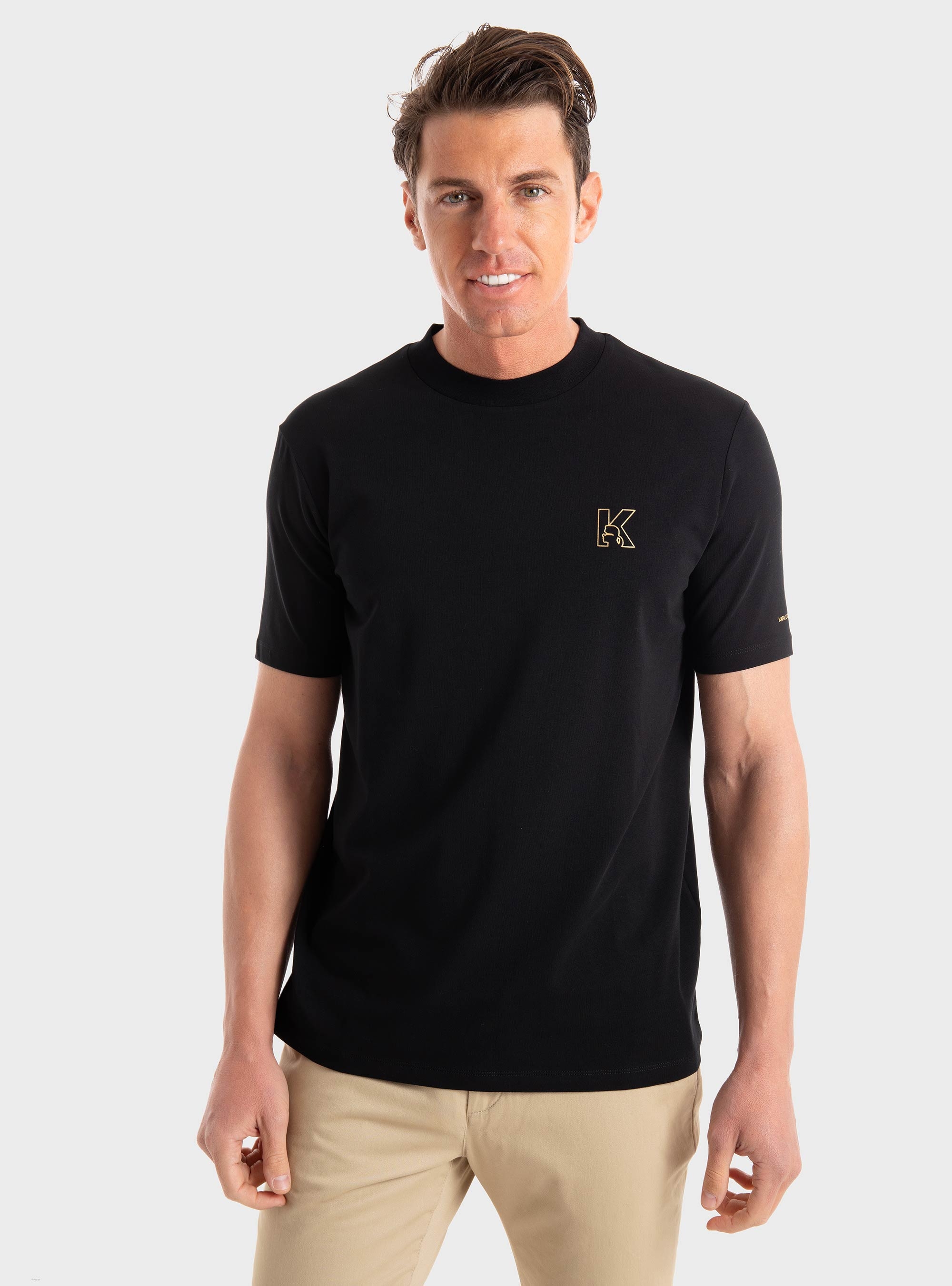 Karl Lagerfeld Regular Fit T-Shirt - Black