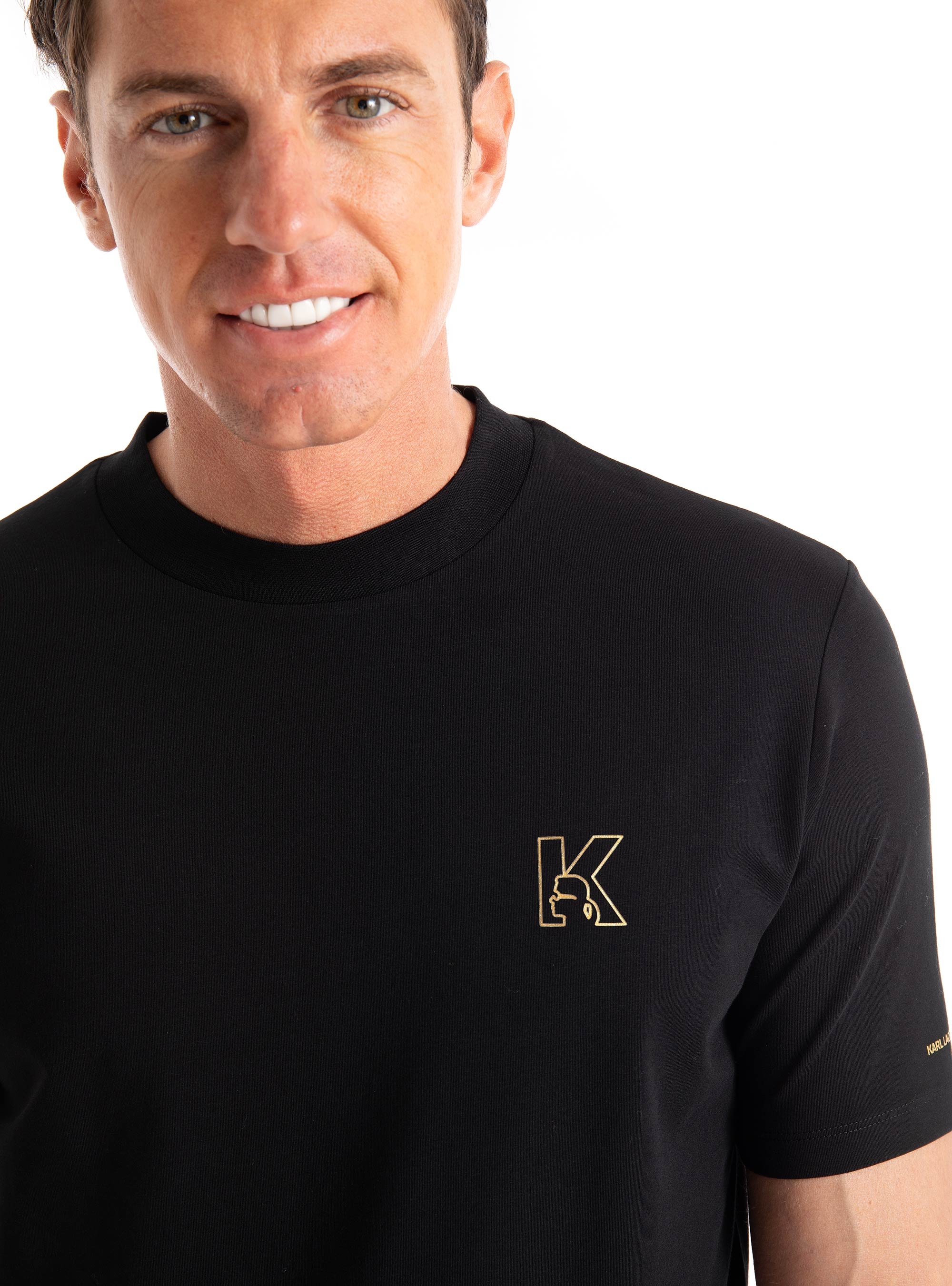 Karl Lagerfeld Regular Fit T-Shirt - Black